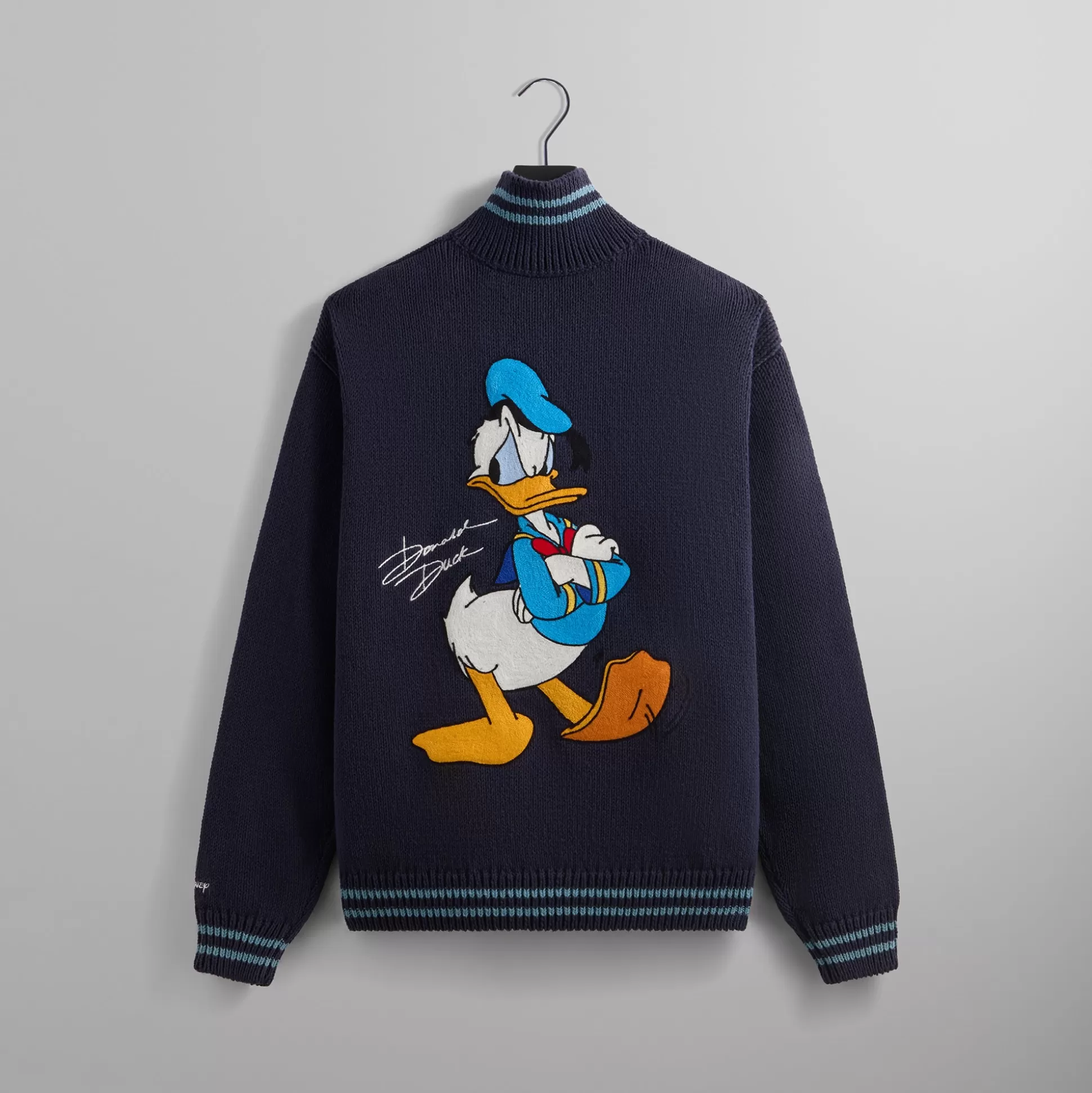 Clearance Kith Disney | for Donald Duck Full Zip Wyona Sweater Nocturnal