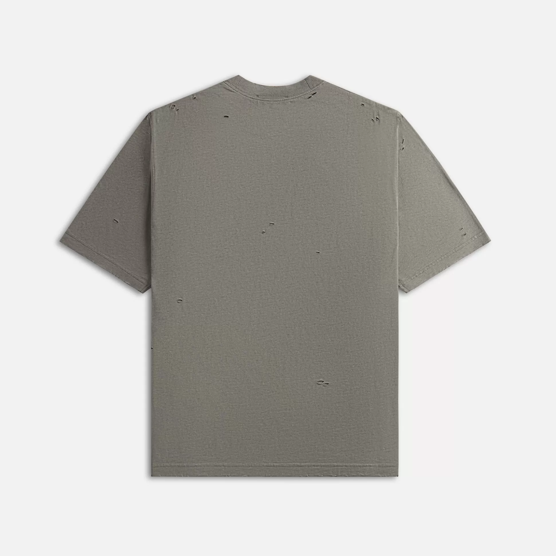 Hot Acne Studios exford u button logo tee Moss Green