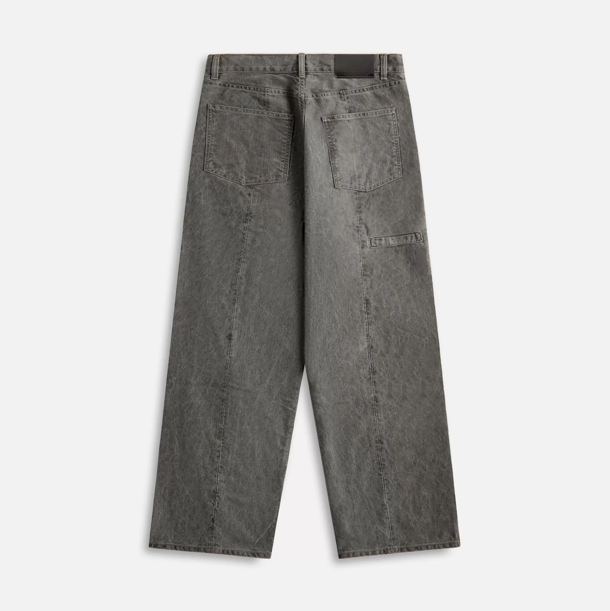 Cheap Our Legacy fatigue cut olive pigment coated weave pant Gray