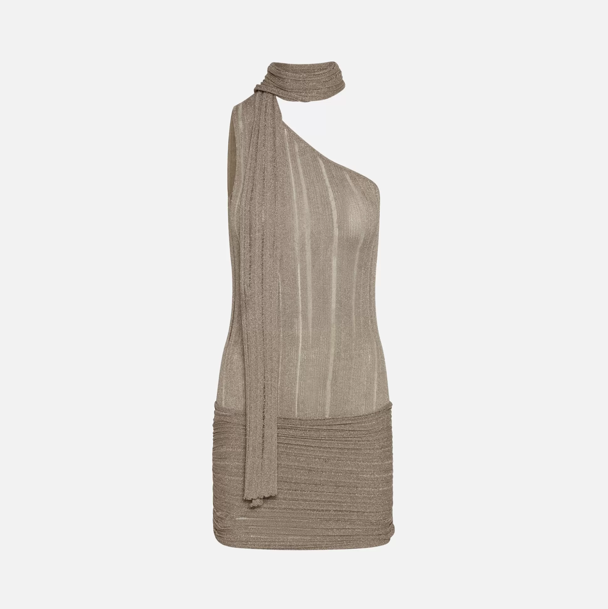 Shop Aya Muse felis dress Taupe