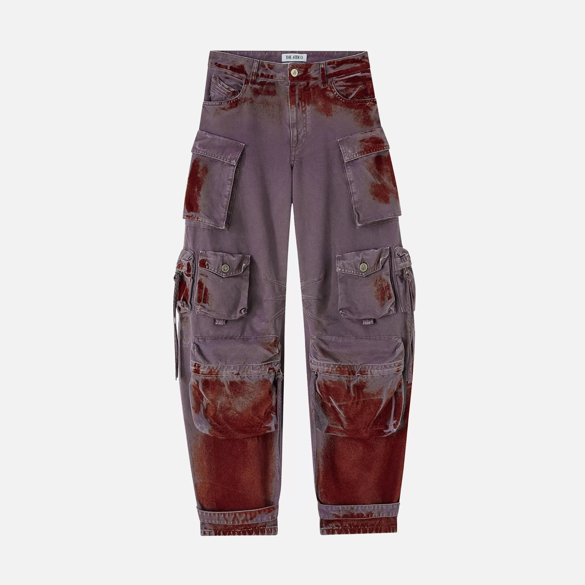 Best Sale The Attico fern long pant Burgundy