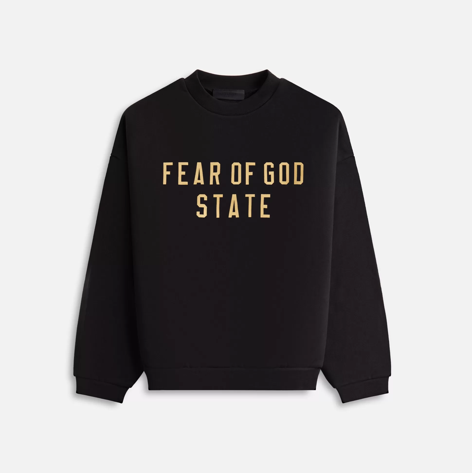 Fashion Essentials fleece crewneck Black