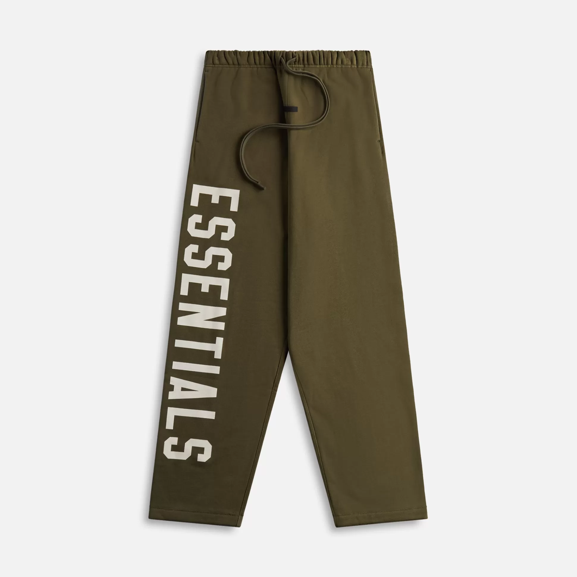 Fashion Essentials fleece relaxed sweatpant Military