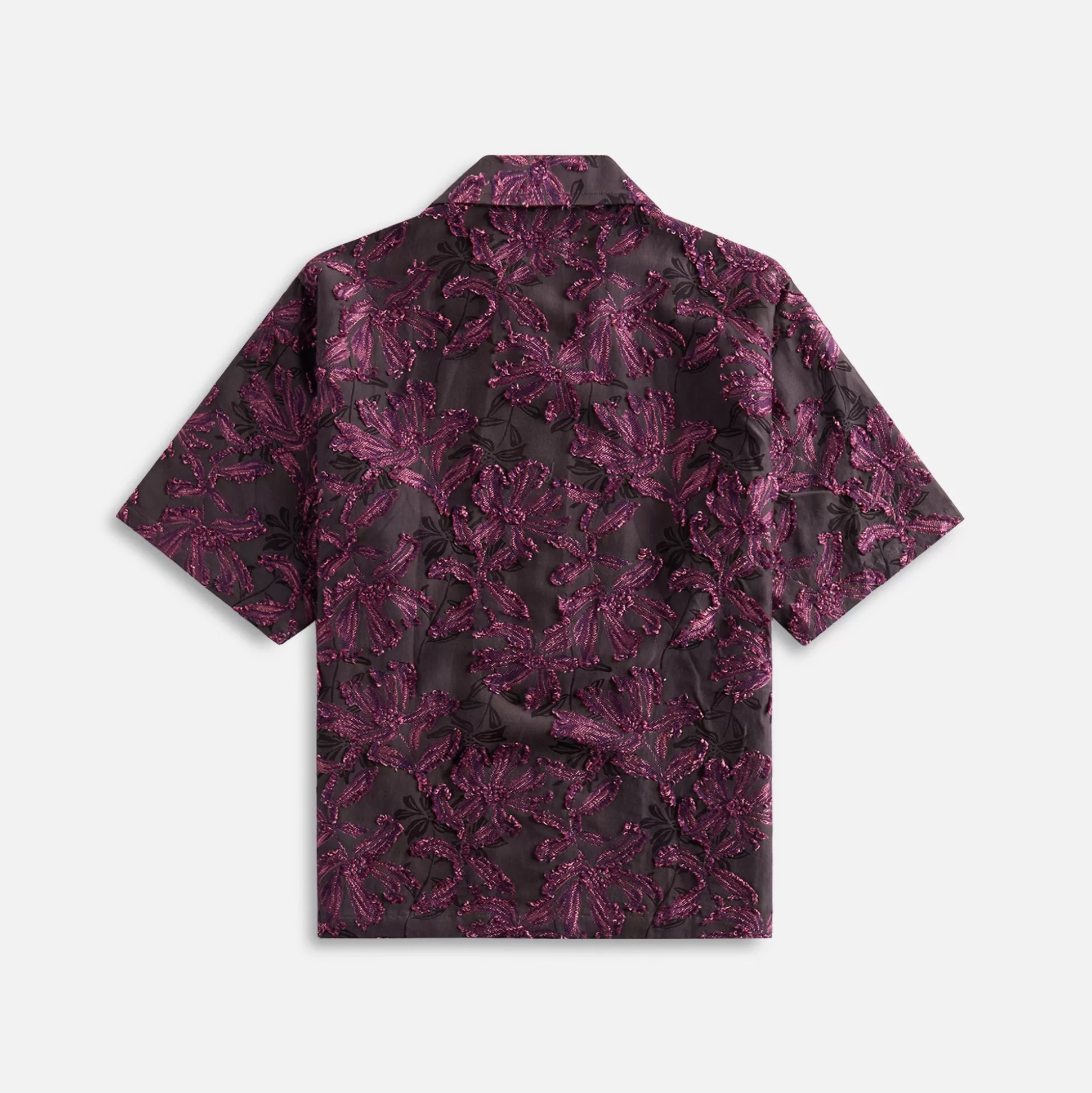 Cheap Needles flower cut jacquard cabana shirt Charcoal