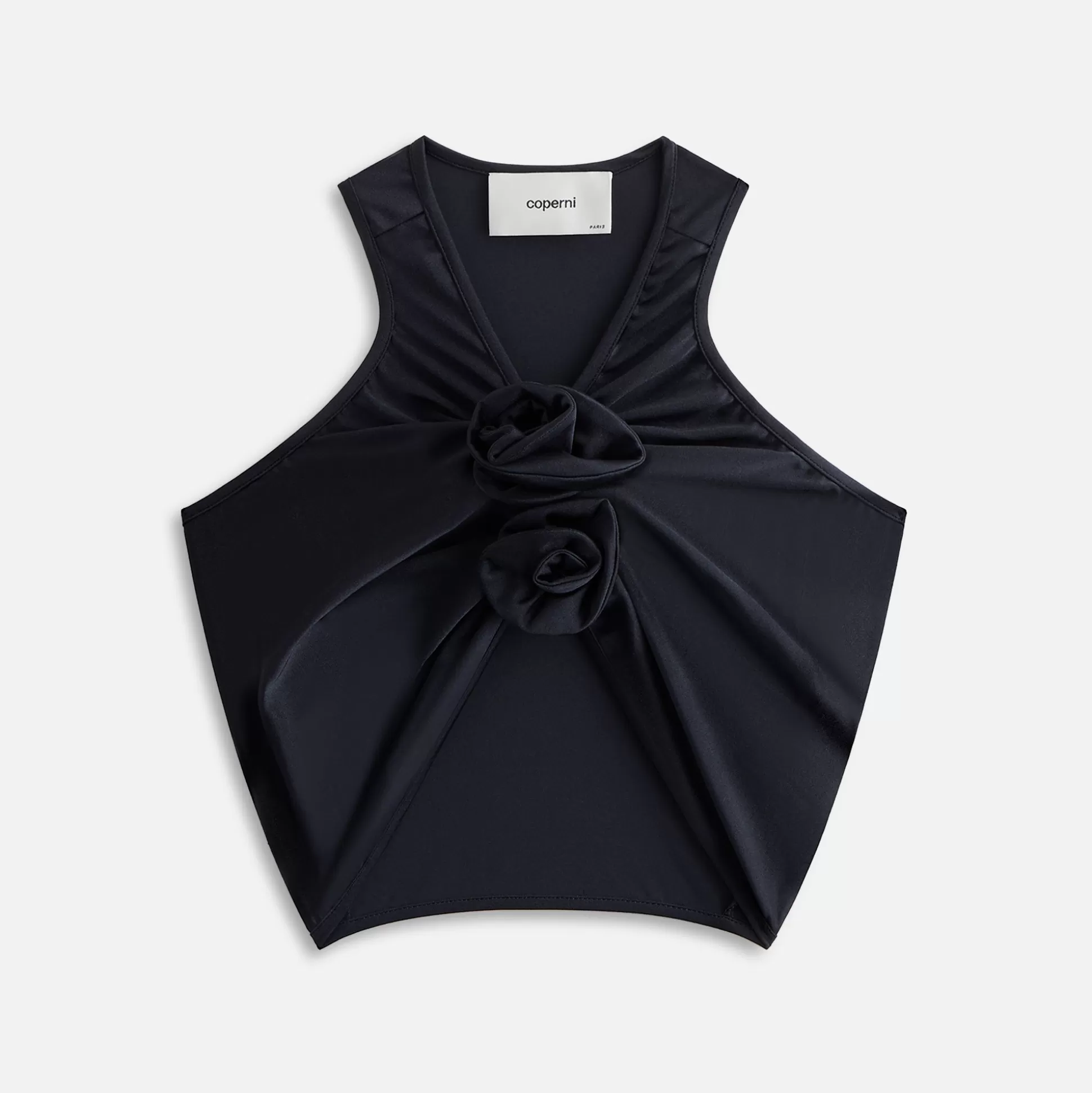 Fashion Coperni flower top Black