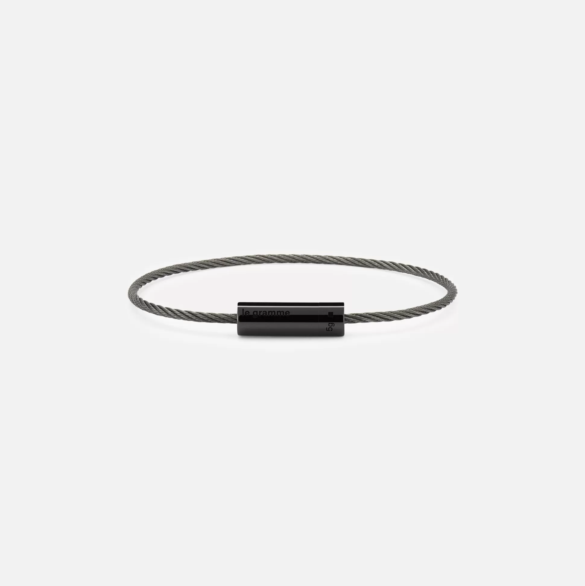 Online Le Gramme 5g polished cable bracelet Ceramic