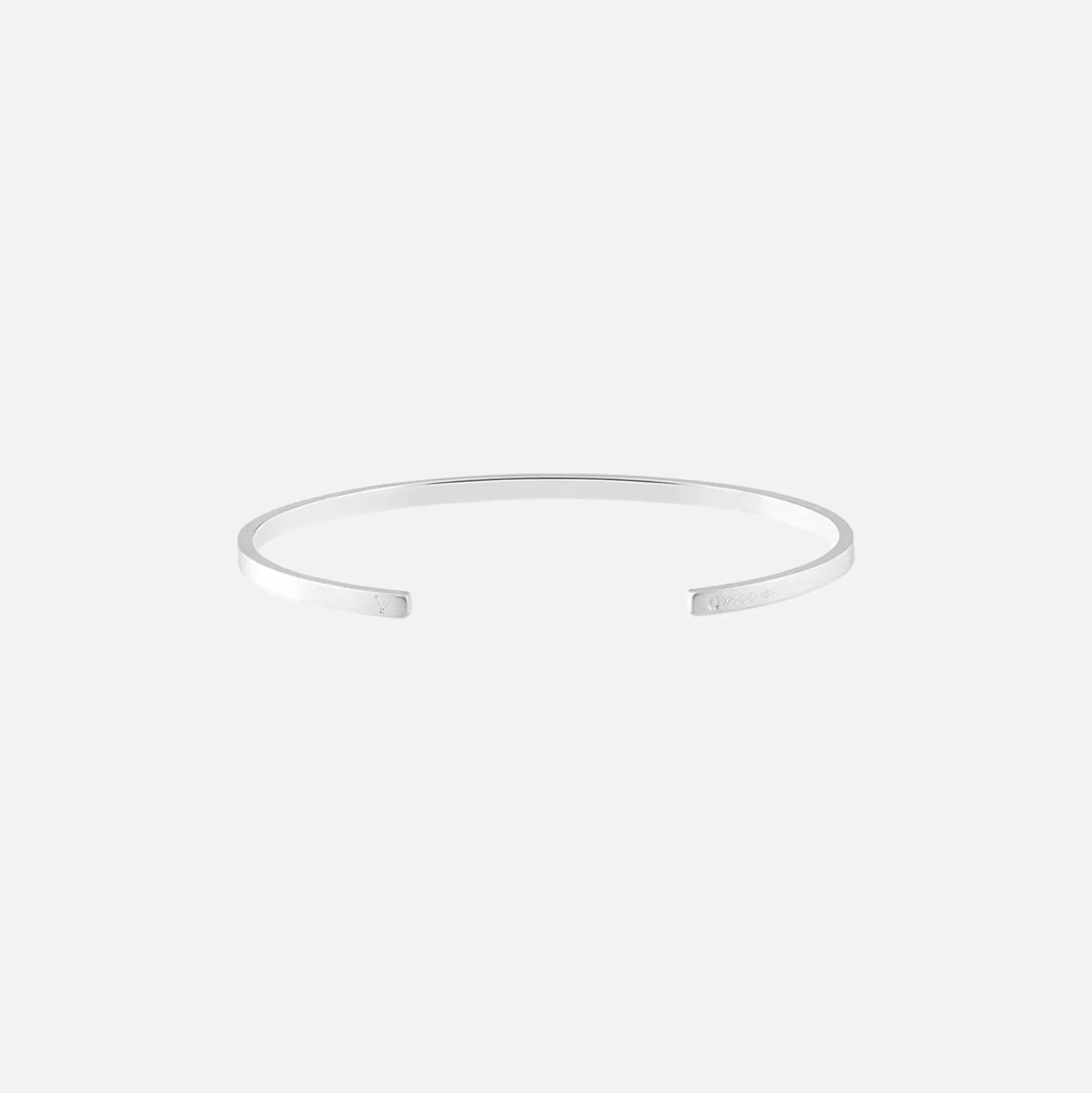 New Le Gramme 7g ribbon bracelet Brushed Sterling Silver