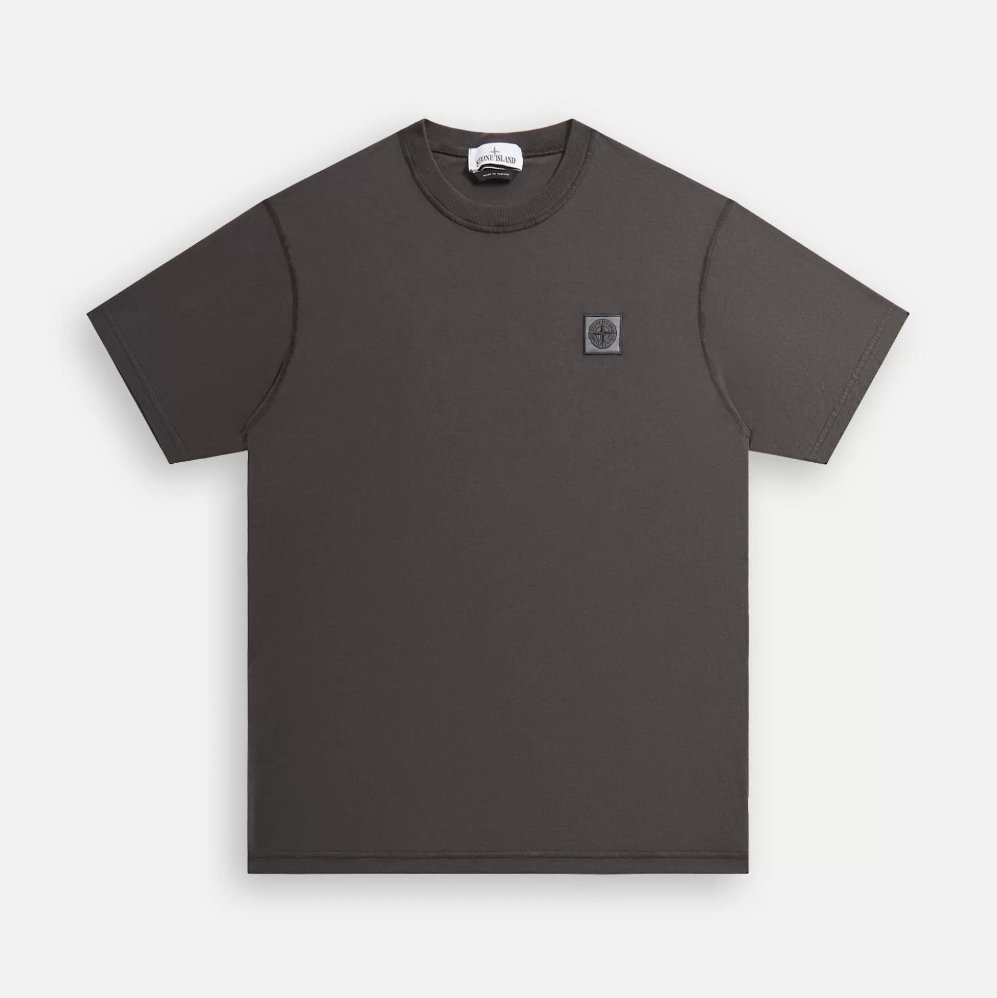 New Stone Island garment dyed tee Charcoal