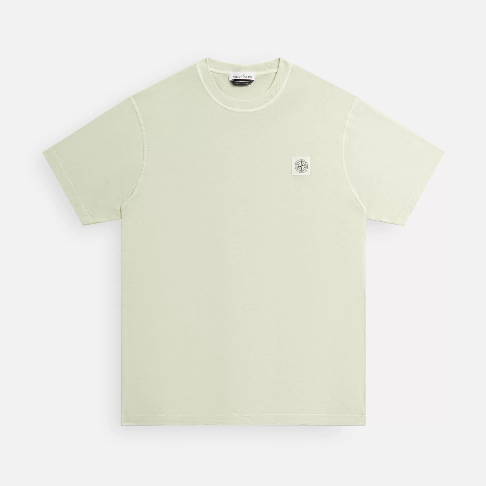 Fashion Stone Island garment dyed tee Pistachio