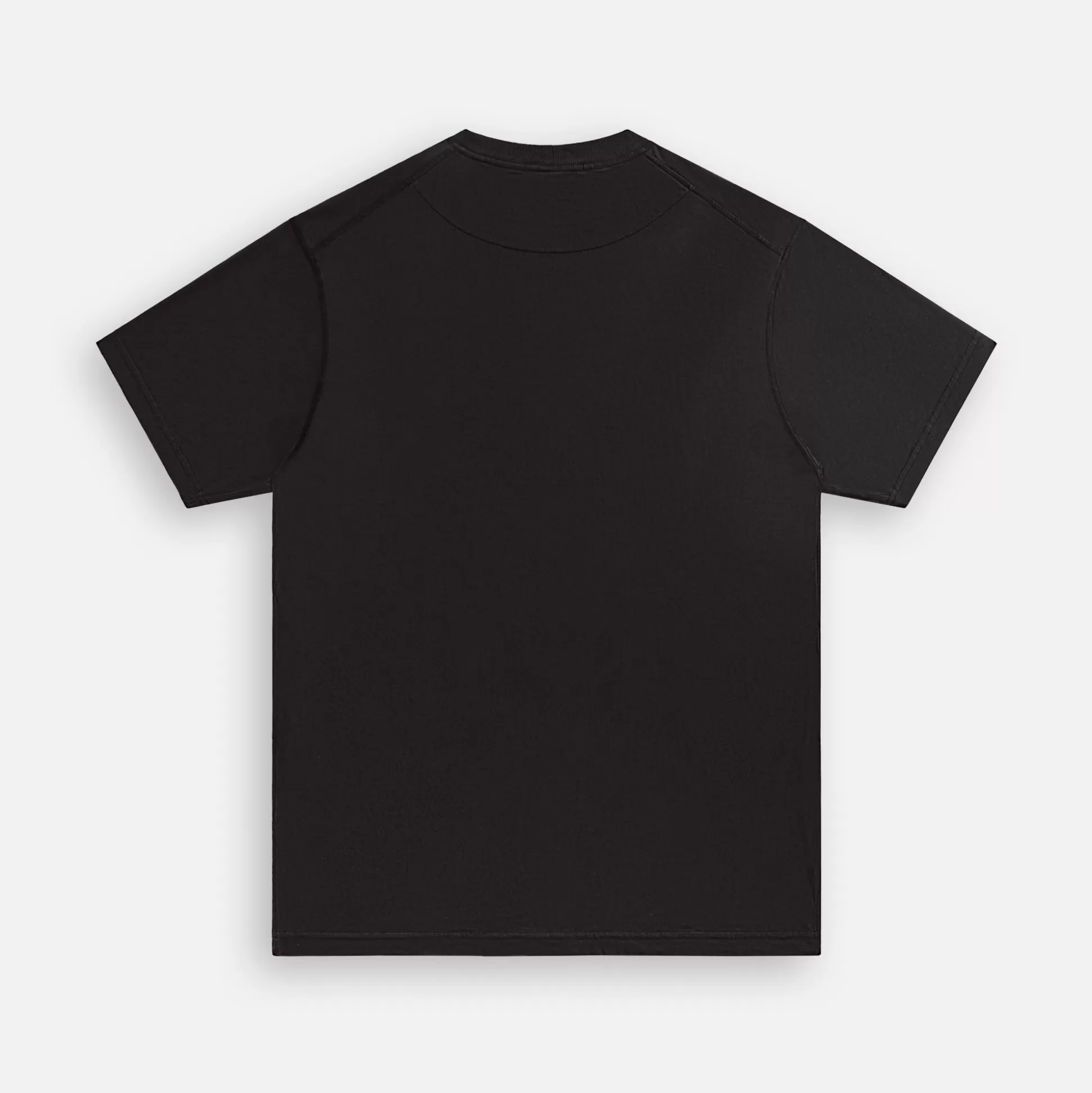 Shop Stone Island garment dyed tee Black