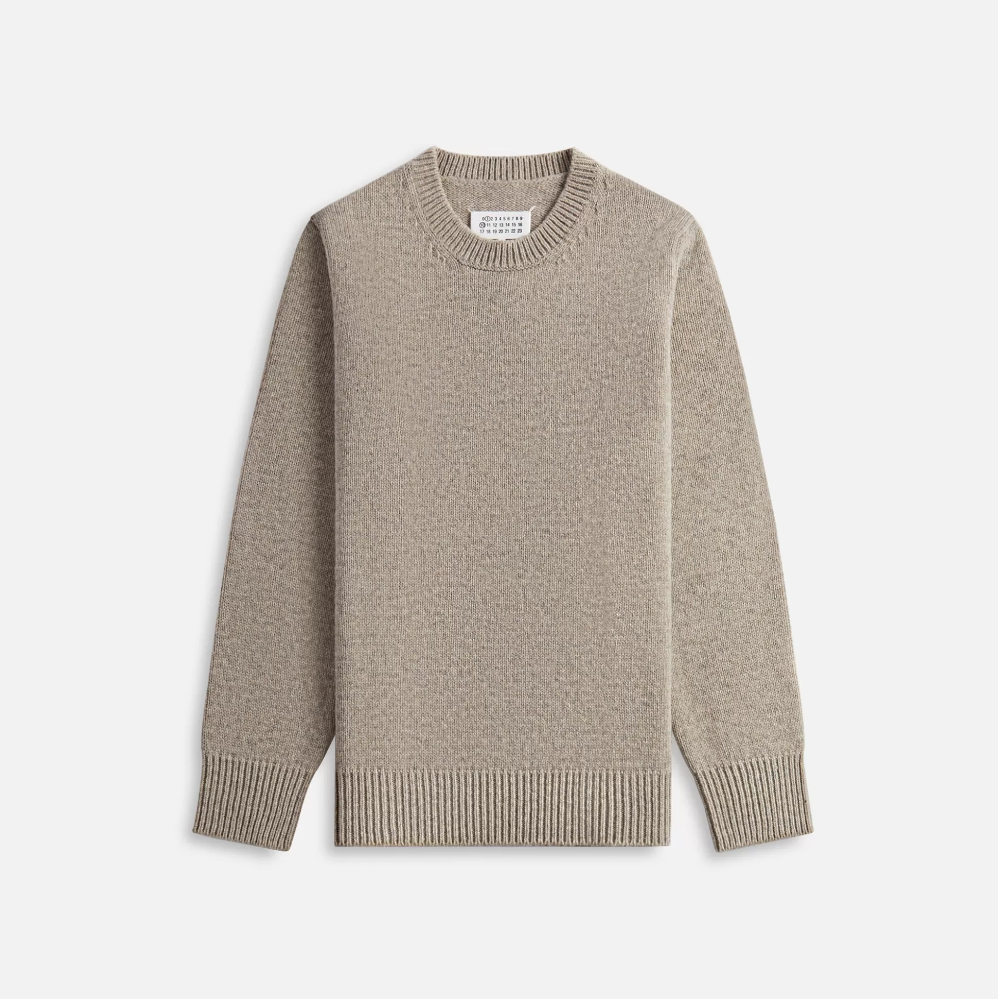 Store Maison Margiela 5-gauge shetland crewneck sweater