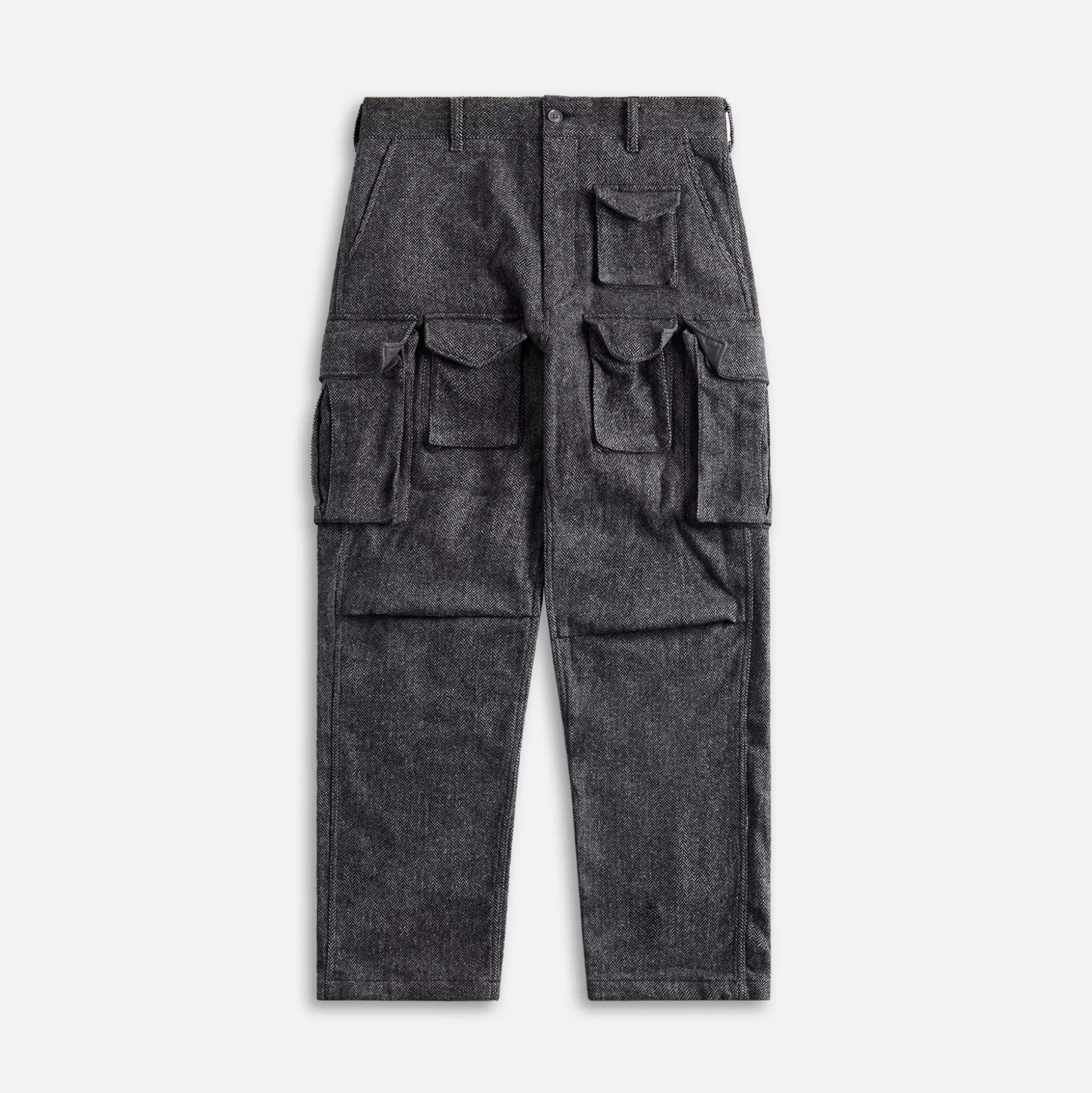 Best Sale Engineered Garments poly wool herringbone pant Grey