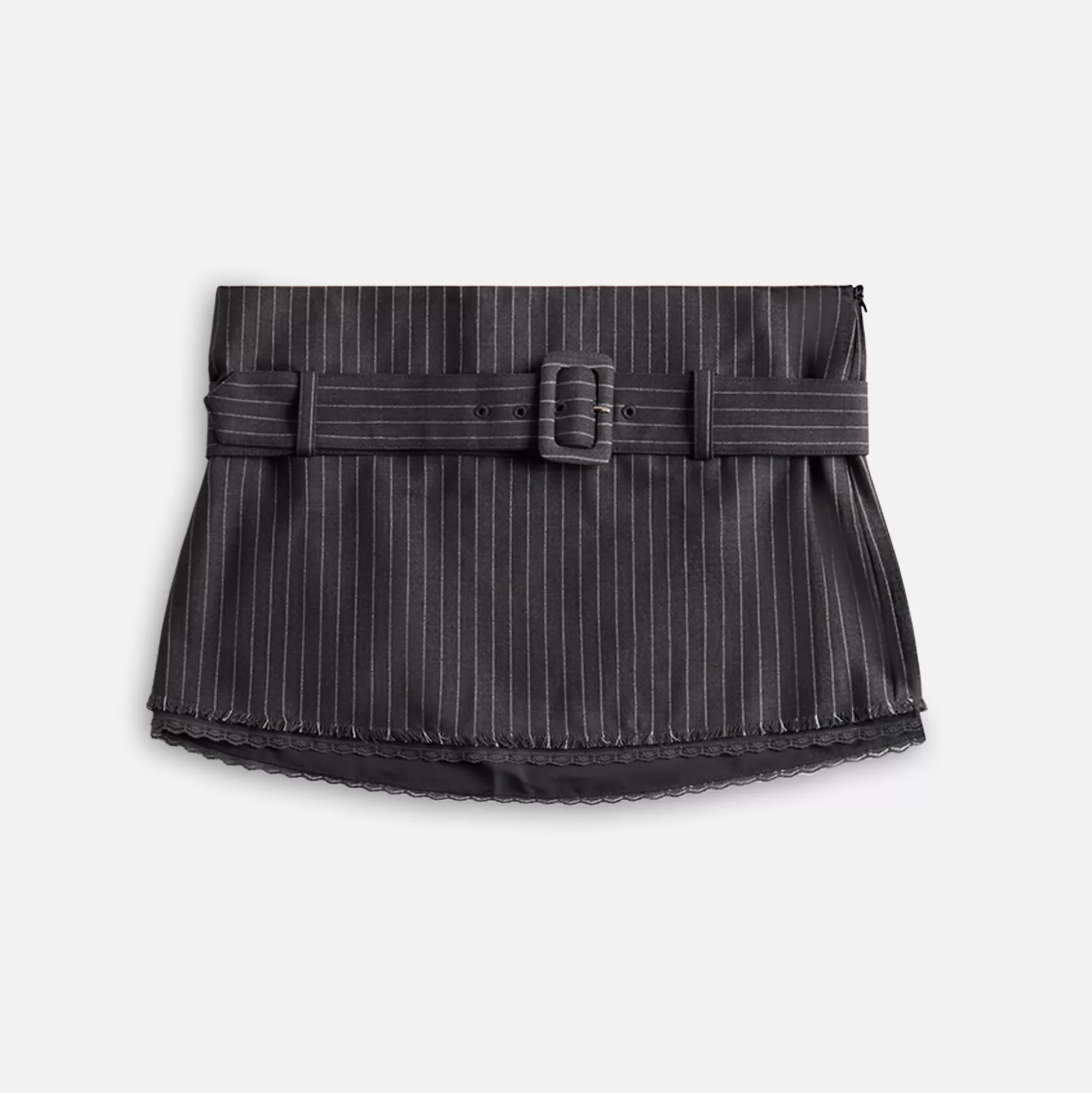 Sale Danielle Guizio guizio andra pinstripe mini skirt Charcoal