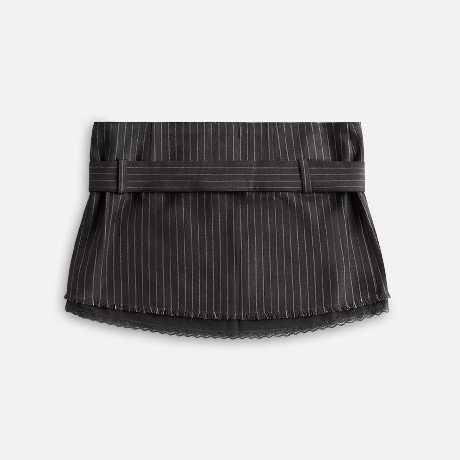 Sale Danielle Guizio guizio andra pinstripe mini skirt Charcoal