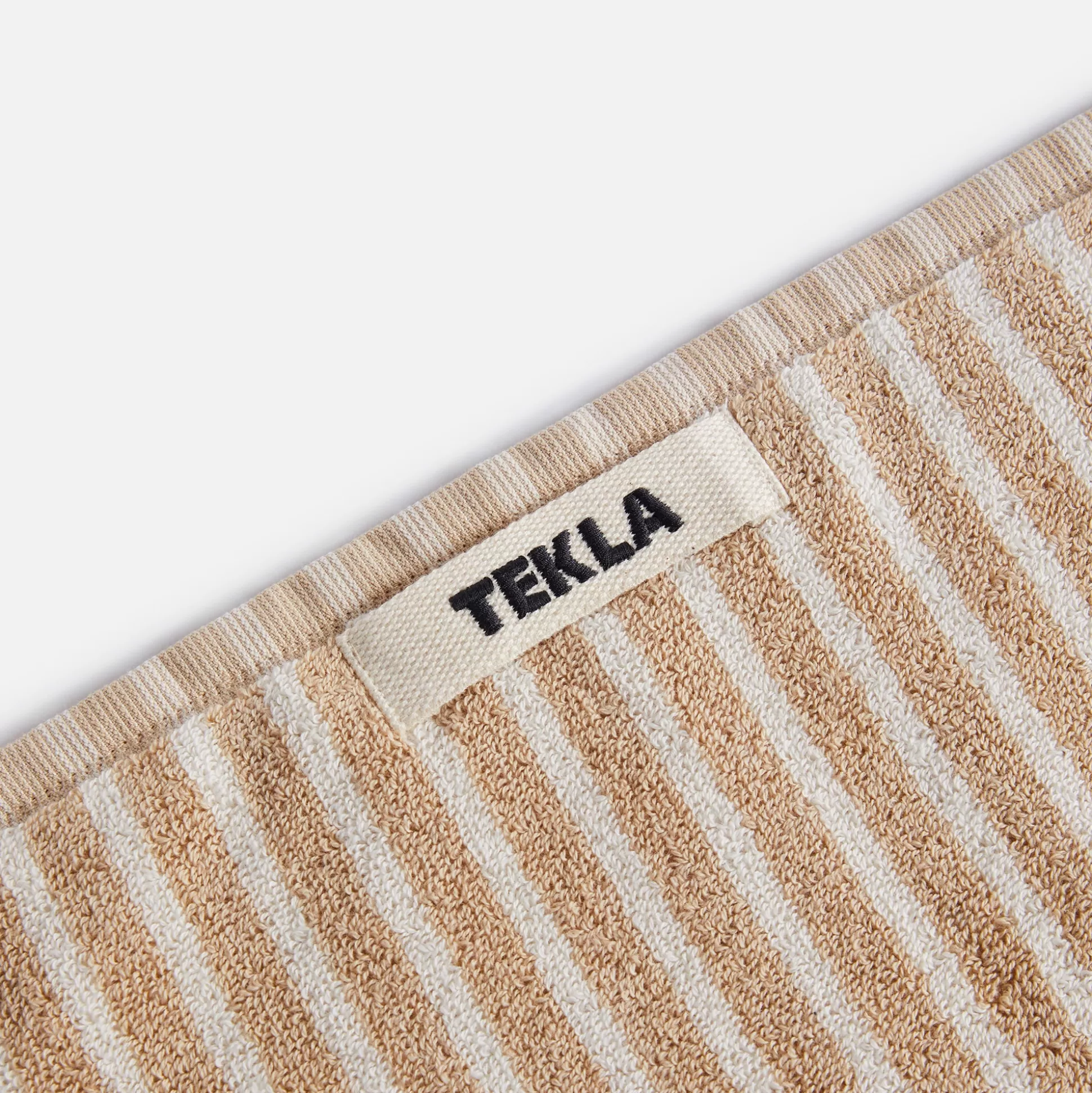 Discount Tekla hand towel Ivory Stripes