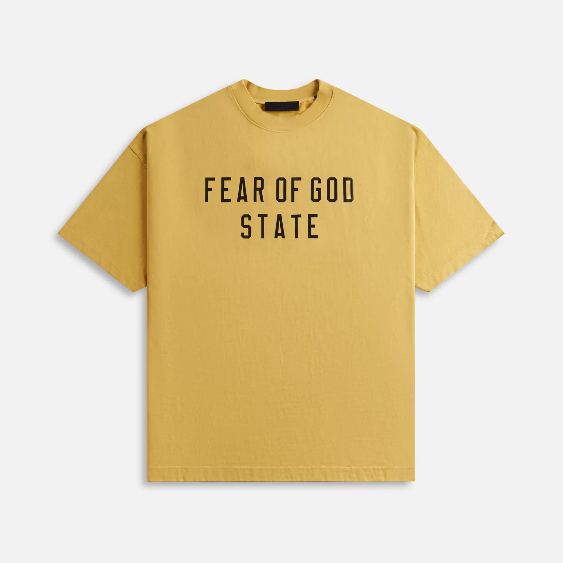 Hot Essentials heavy crewneck tee Amber