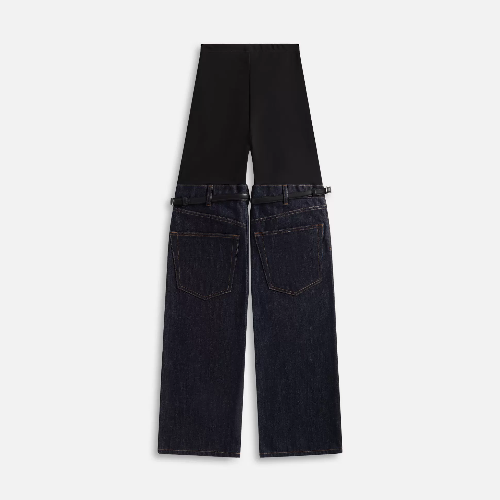 Shop Coperni hybrid denim trousers