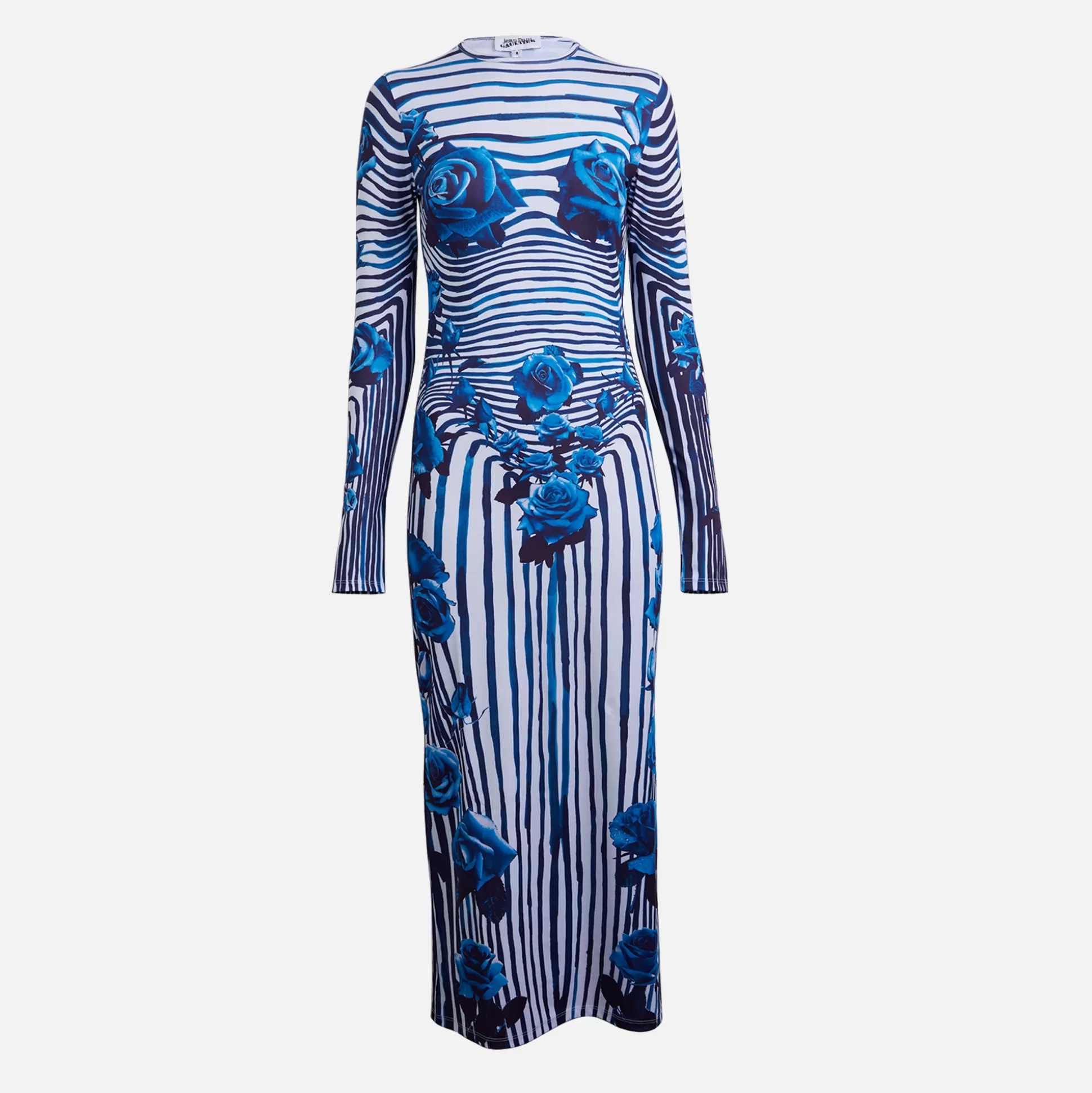 New Jean Paul Gaultier jersey dress Flower Body Morphing