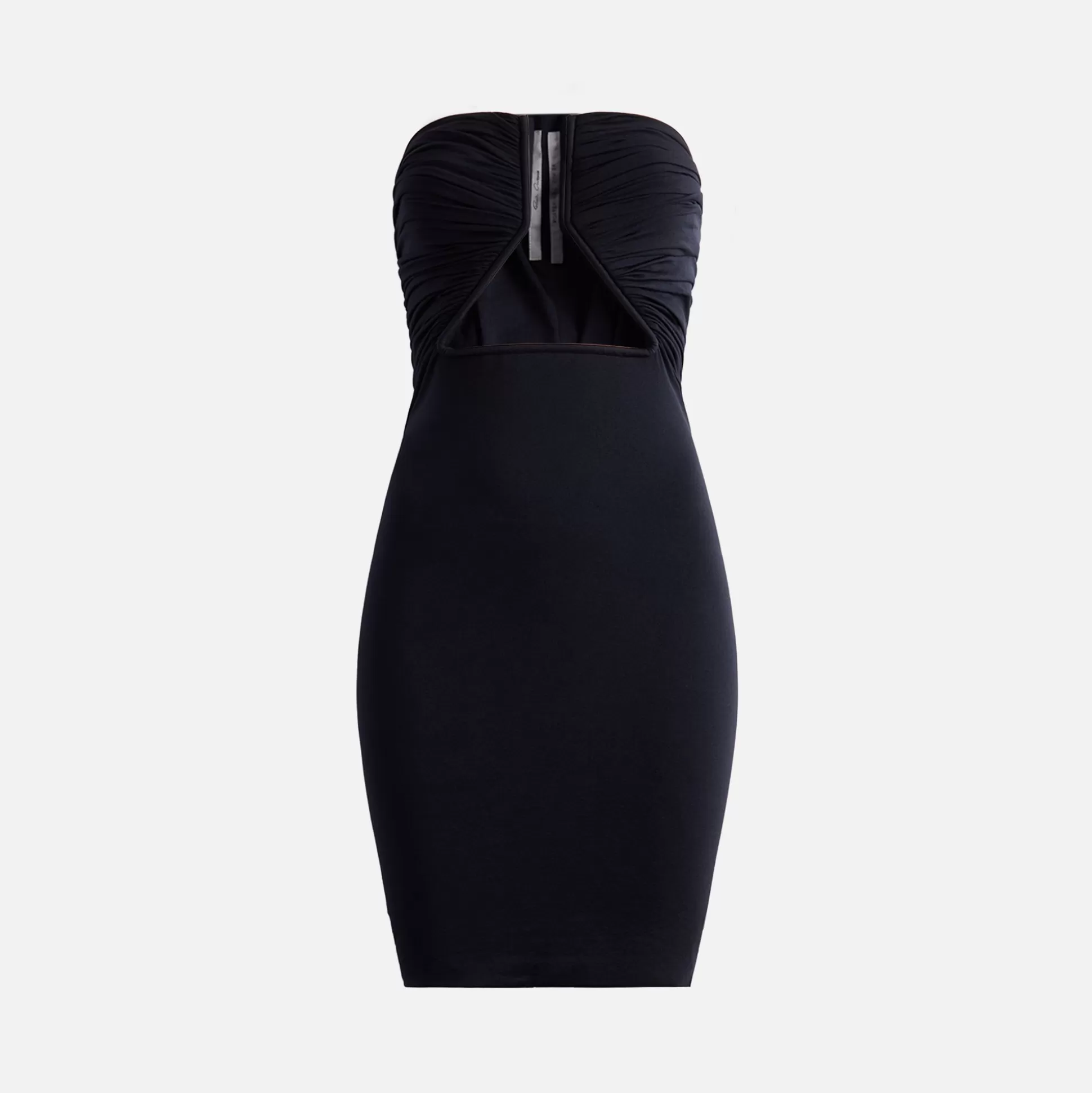 Best Rick Owens jersey prong mini dress Black