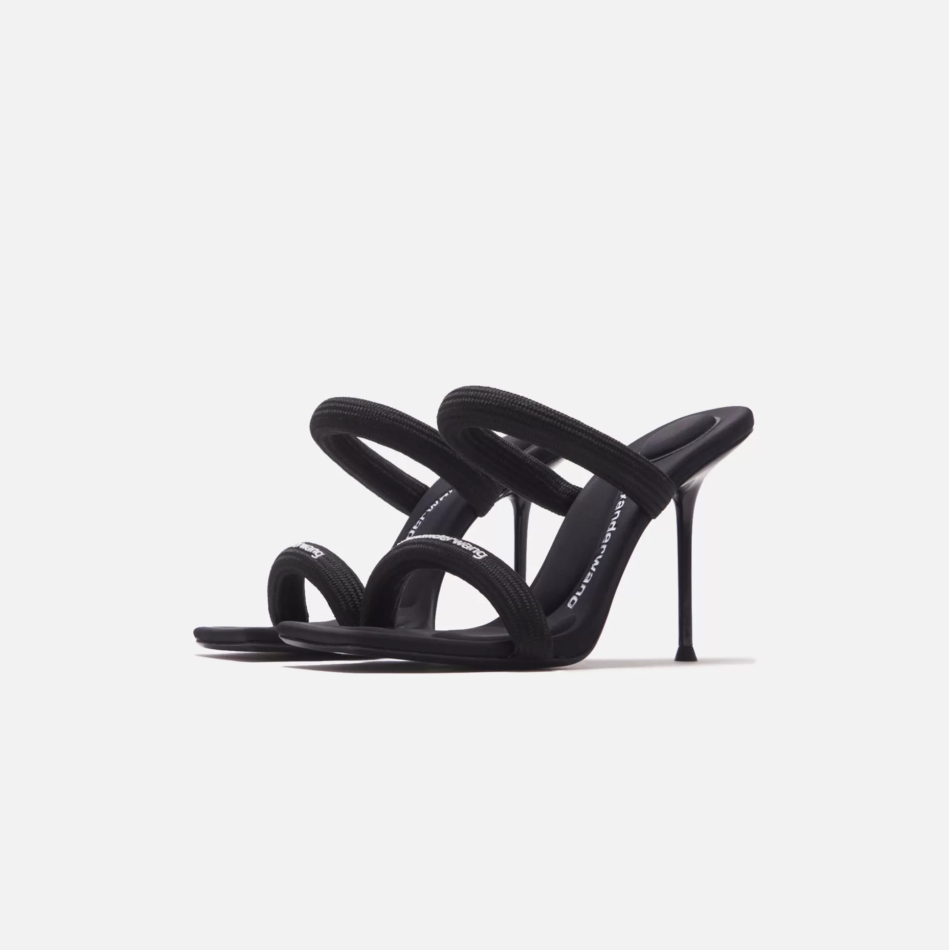 Online Alexander Wang julie tubular webbing sandal Black