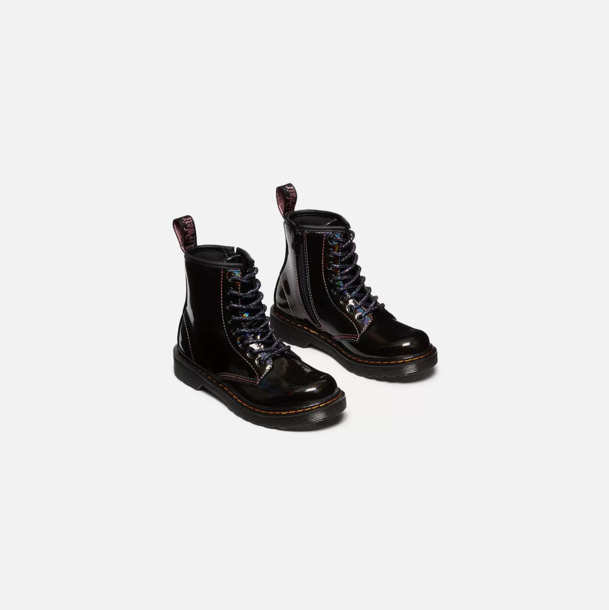 Outlet Dr. Martens junior 1460 Black Rainbow Patent