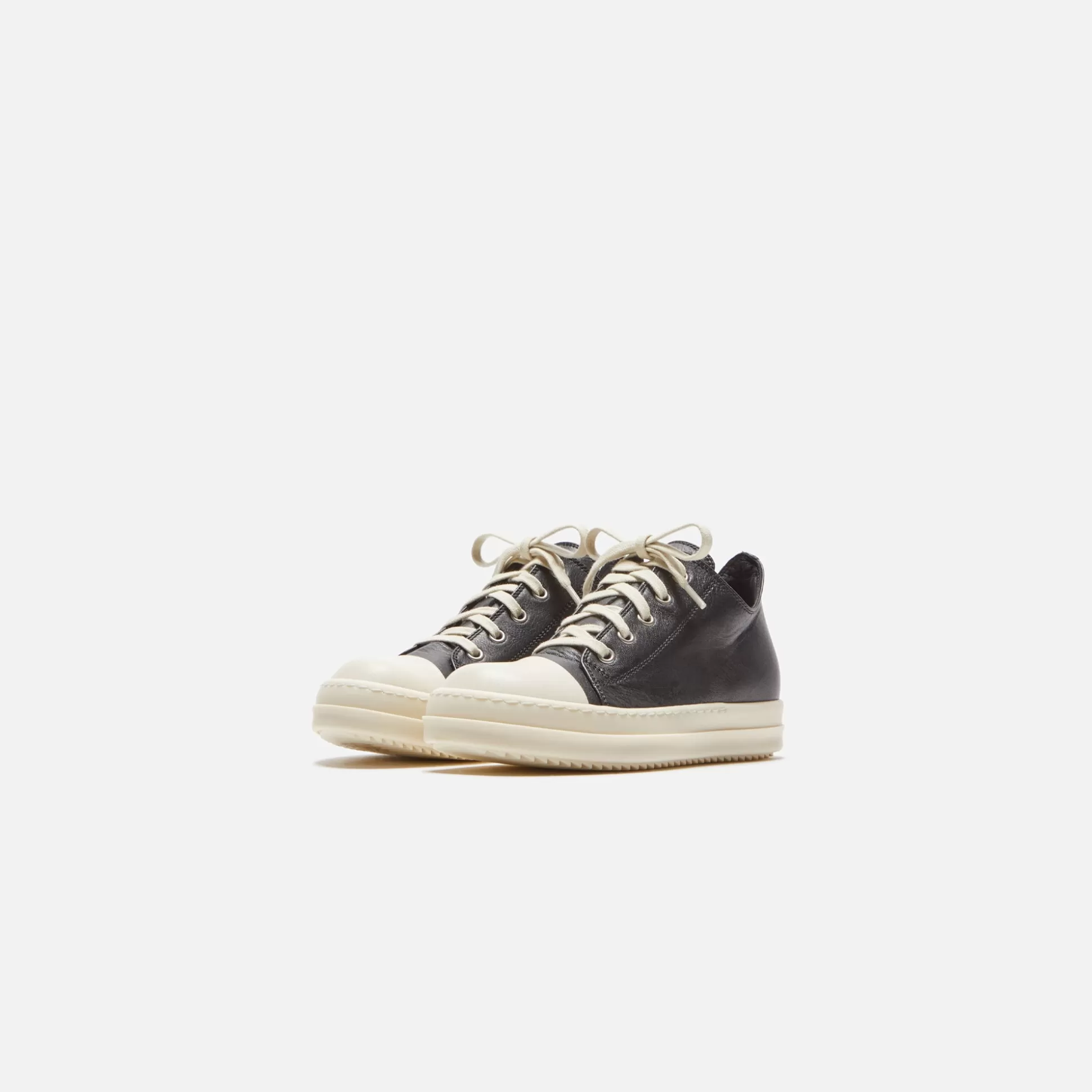 New Rick Owens kids scarpe pelle low sneakers