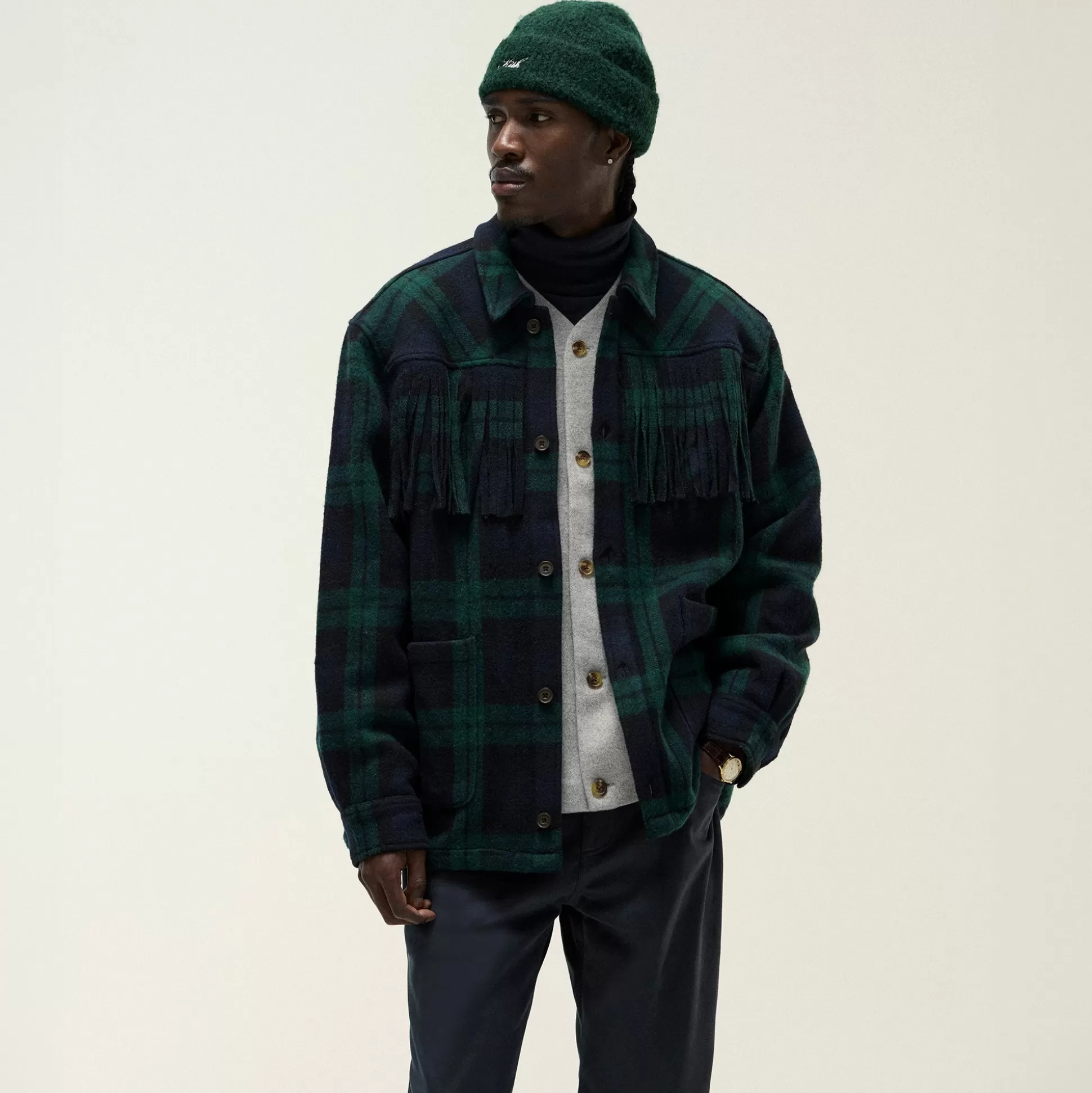 Best Kith &Kin Bonded Wool Abel Shirt Eve