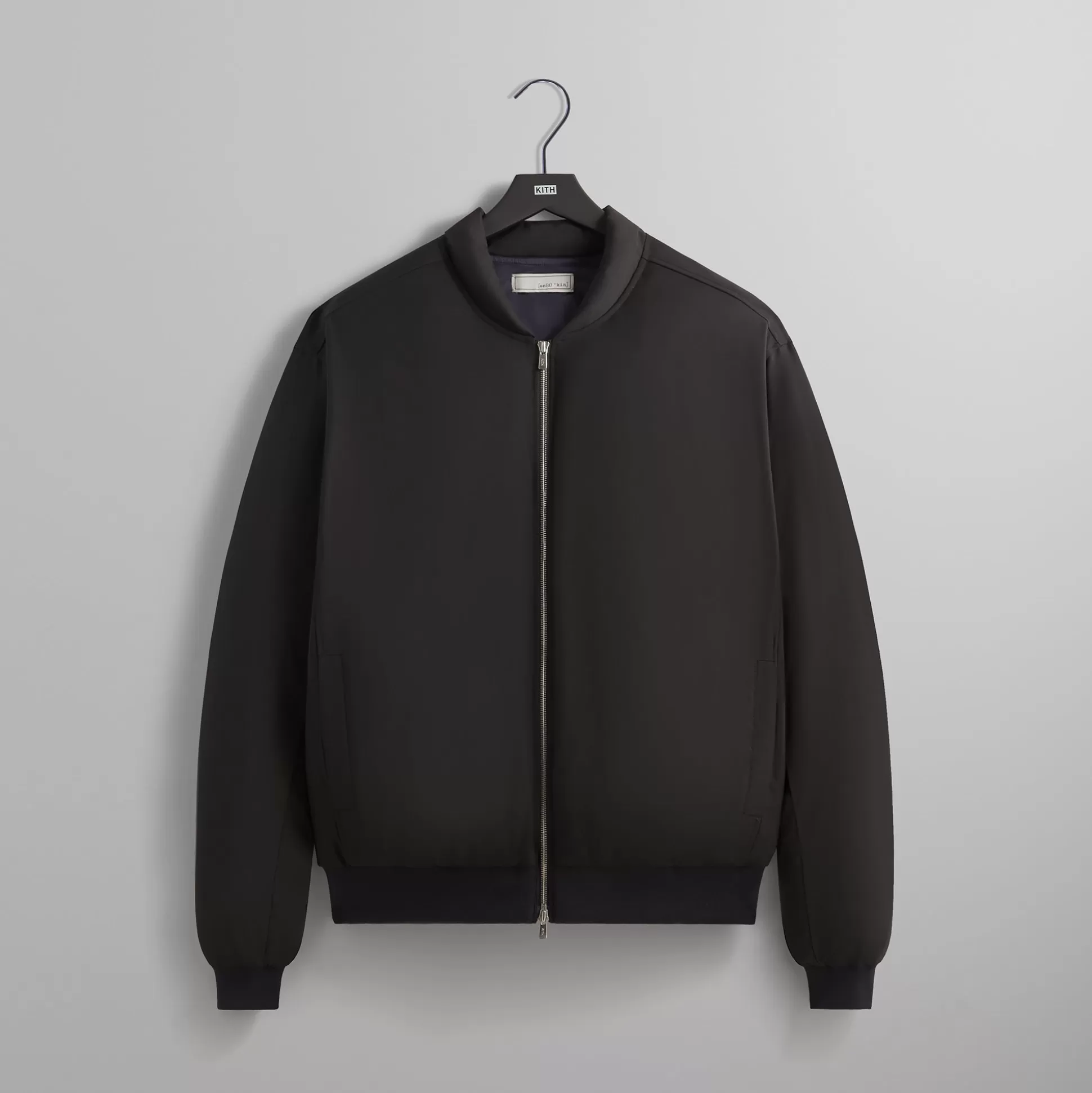 Shop Kith &Kin Liam Puffed Bomber Jacket Black