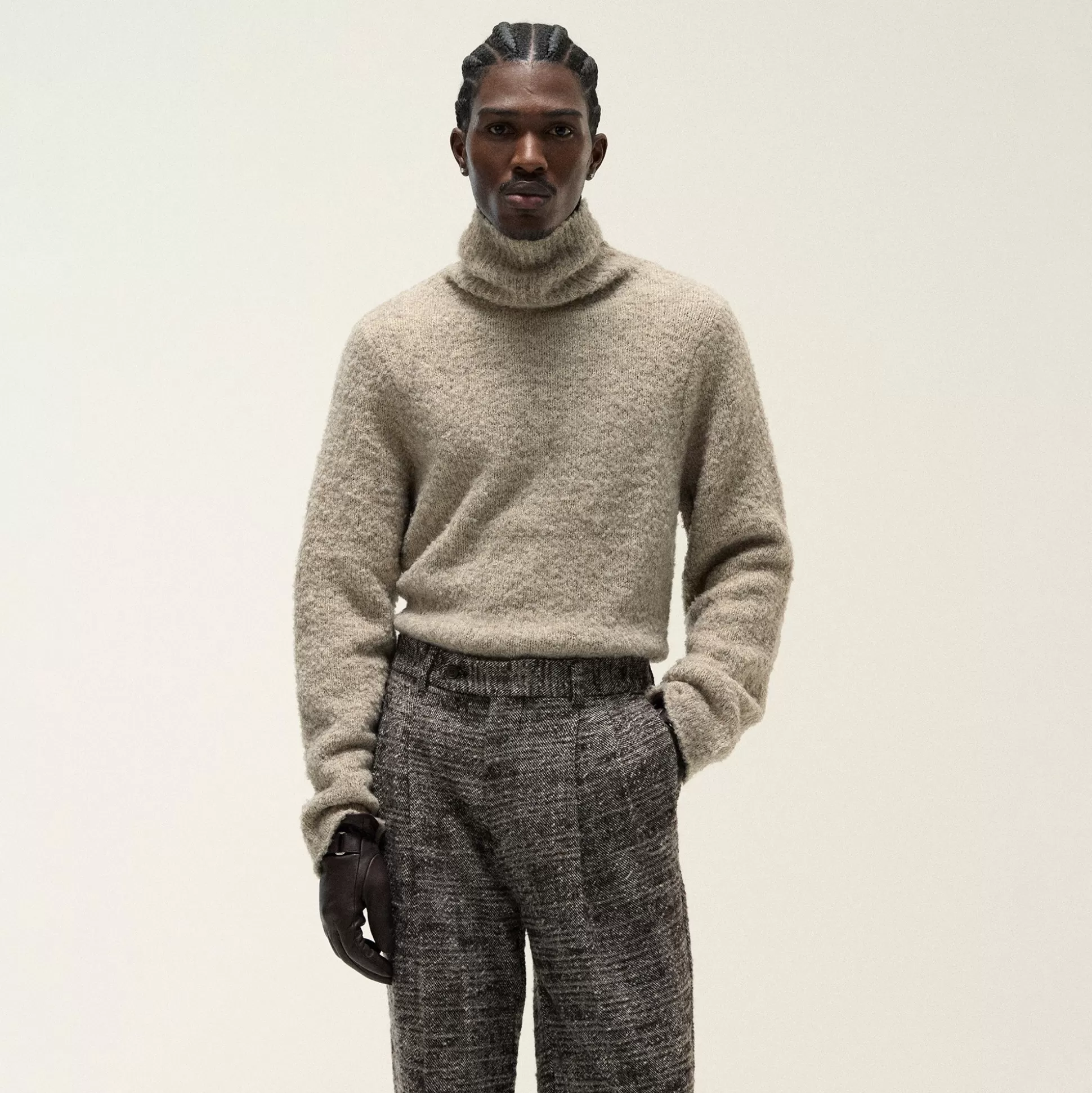 Best Sale Kith &Kin Speckled Boucle Walker Turtleneck Wren