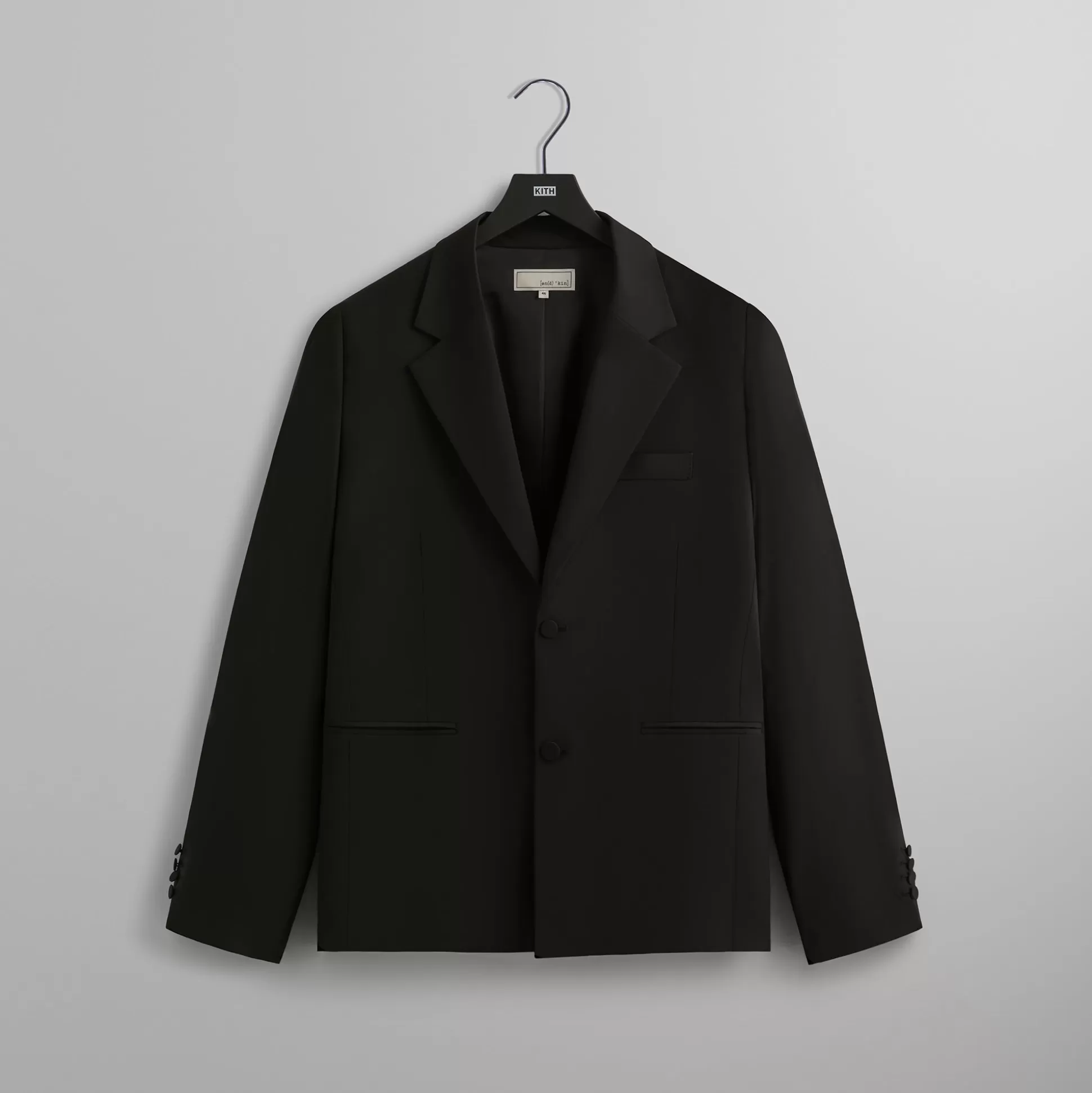 Discount Kith &Kin Tropical Wool Erik Blazer Black