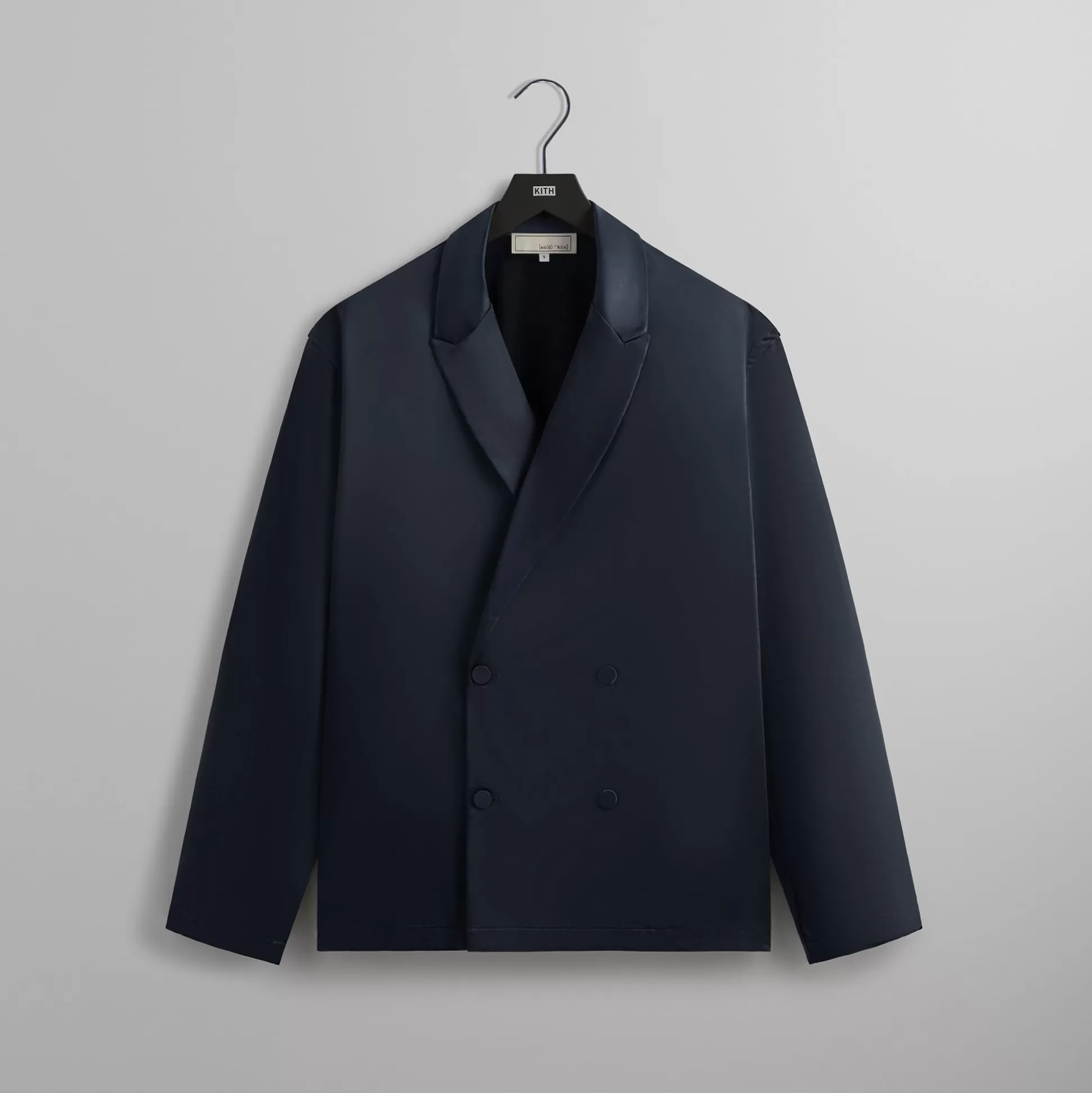 Hot Kith &Kin Vintage Satin Odin Blazer Nocturnal