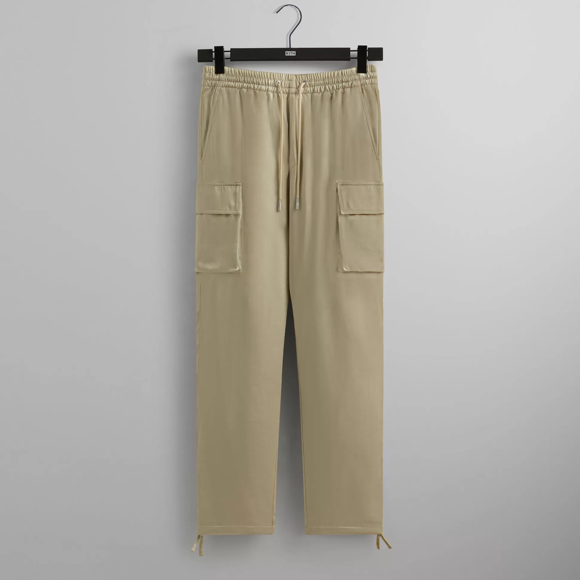 Outlet Kith &Kin Washed Satin Kelvin Parachute Pant Oxide