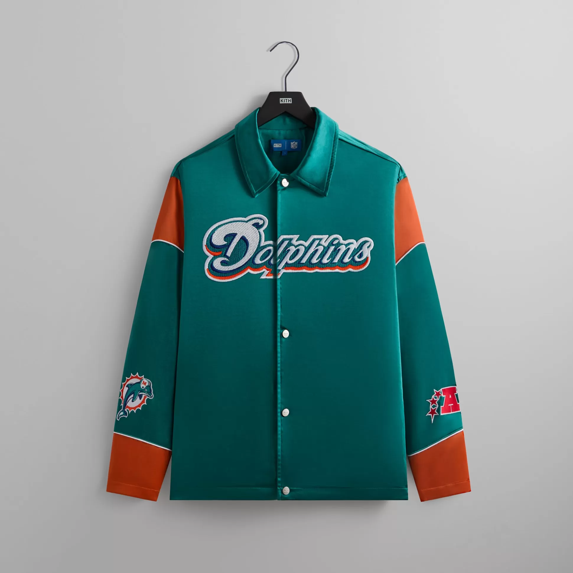 Store Kith & '47 for the NFL: Dolphins Kieran Coaches Jacket Center