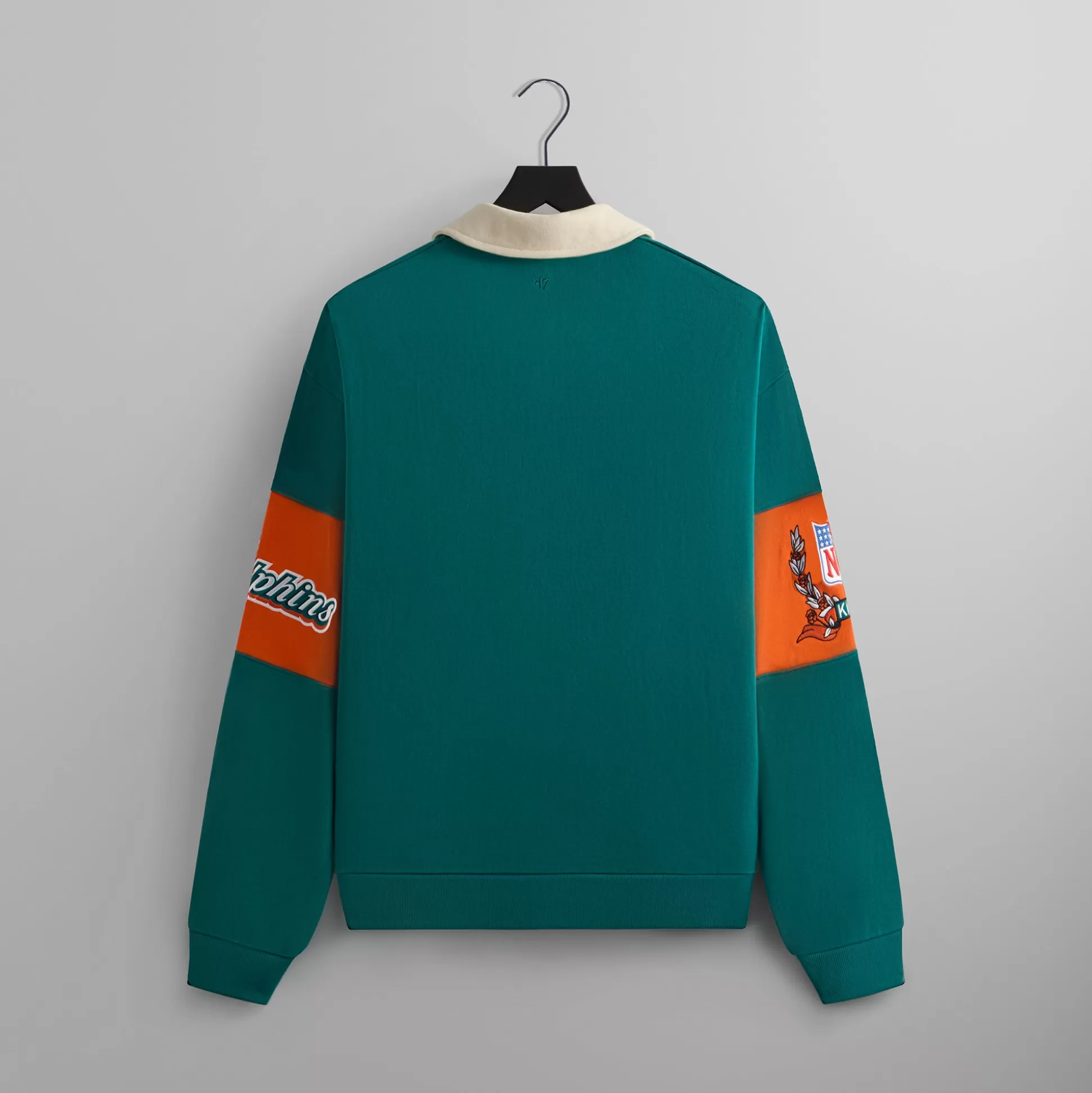 Clearance Kith & '47 for the NFL: Dolphins Nelson Collared Pullover Center