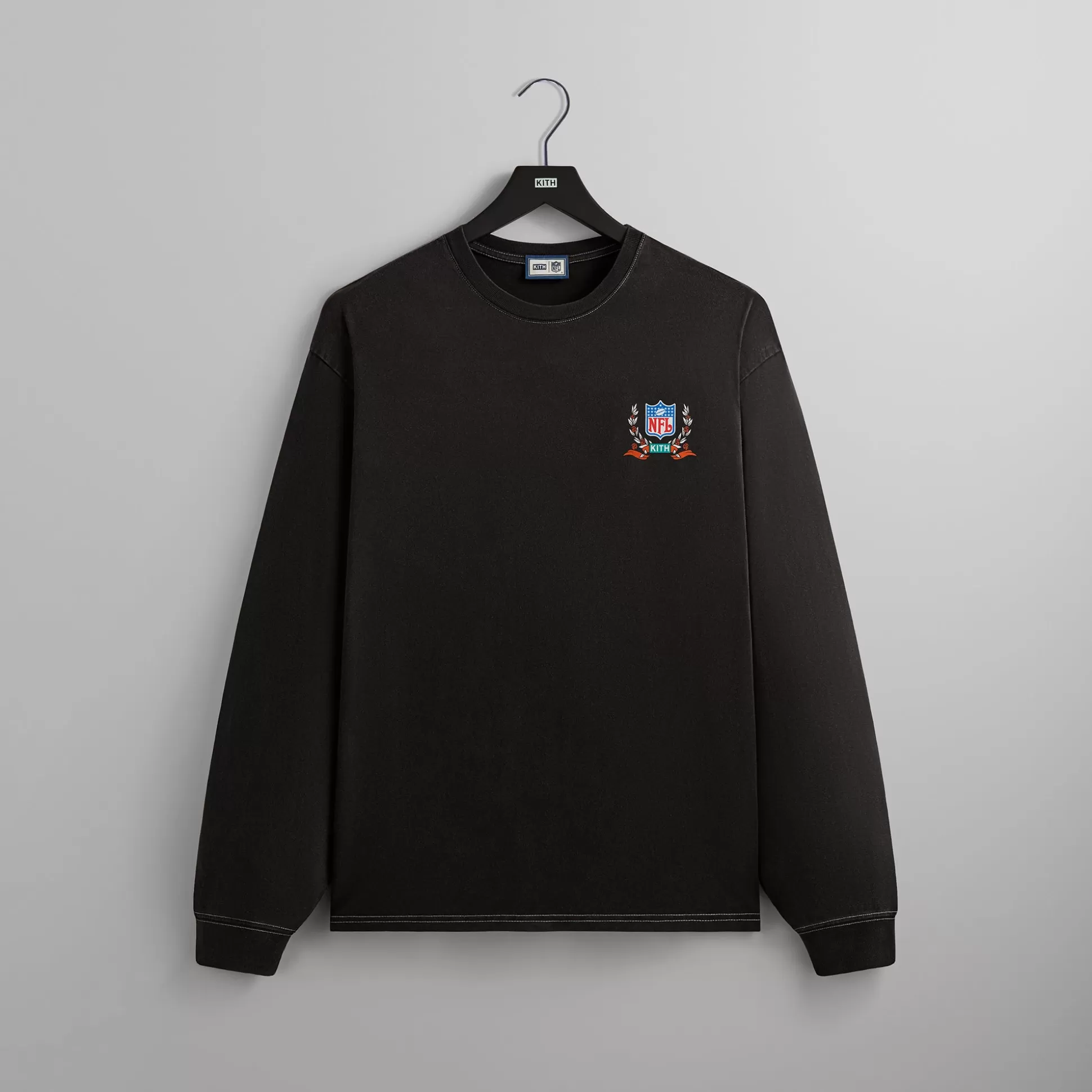 Cheap Kith & '47 for the NFL: Dolphins Vintage Long Sleeve Tee Black