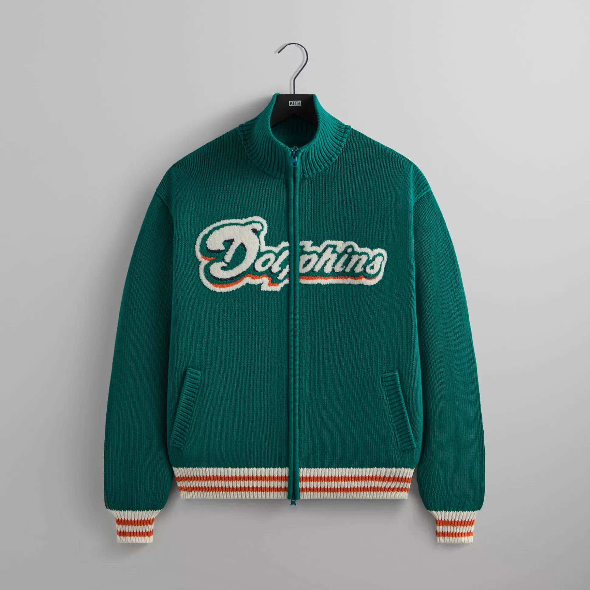 Cheap Kith & '47 for the NFL: Dolphins Wyona Full Zip Sweater Center