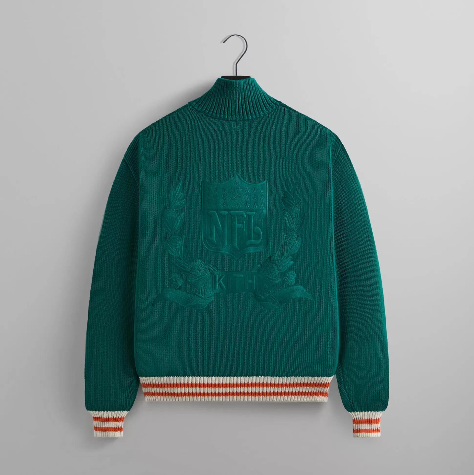 Cheap Kith & '47 for the NFL: Dolphins Wyona Full Zip Sweater Center