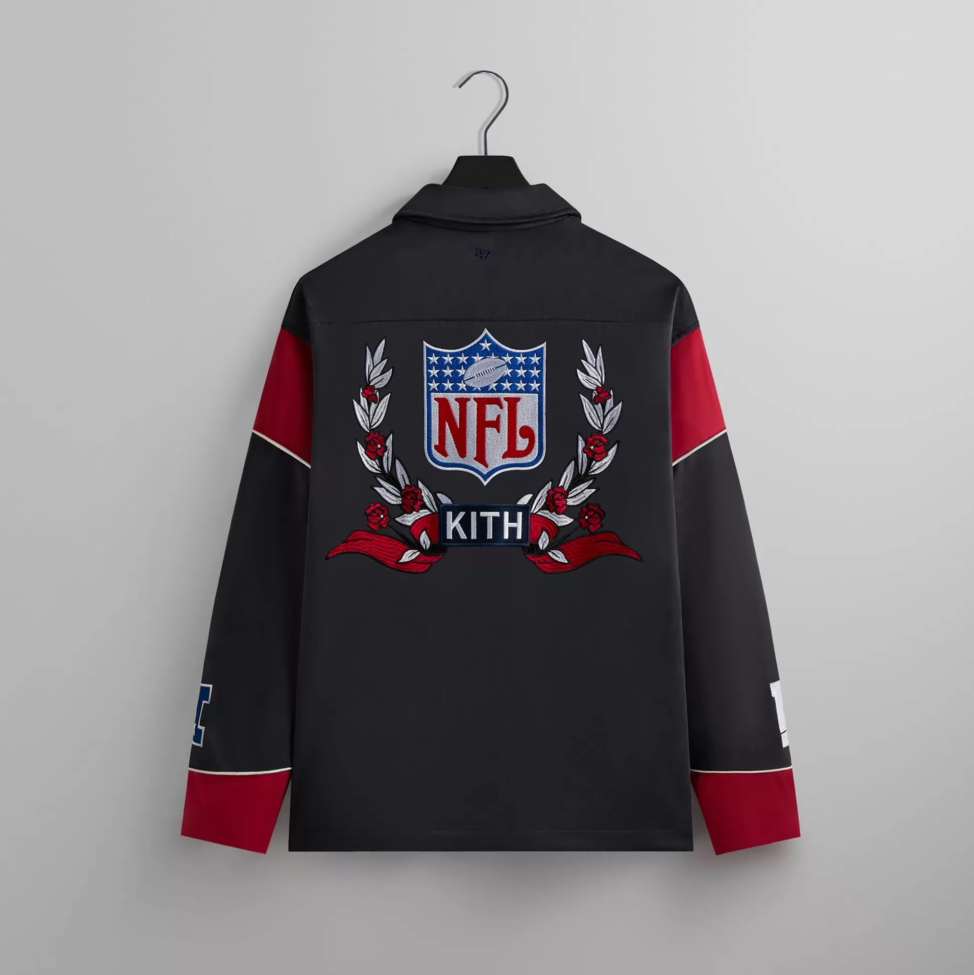 Best Sale Kith & '47 for the NFL: Giants Kieran Coaches Jacket Nocturnal