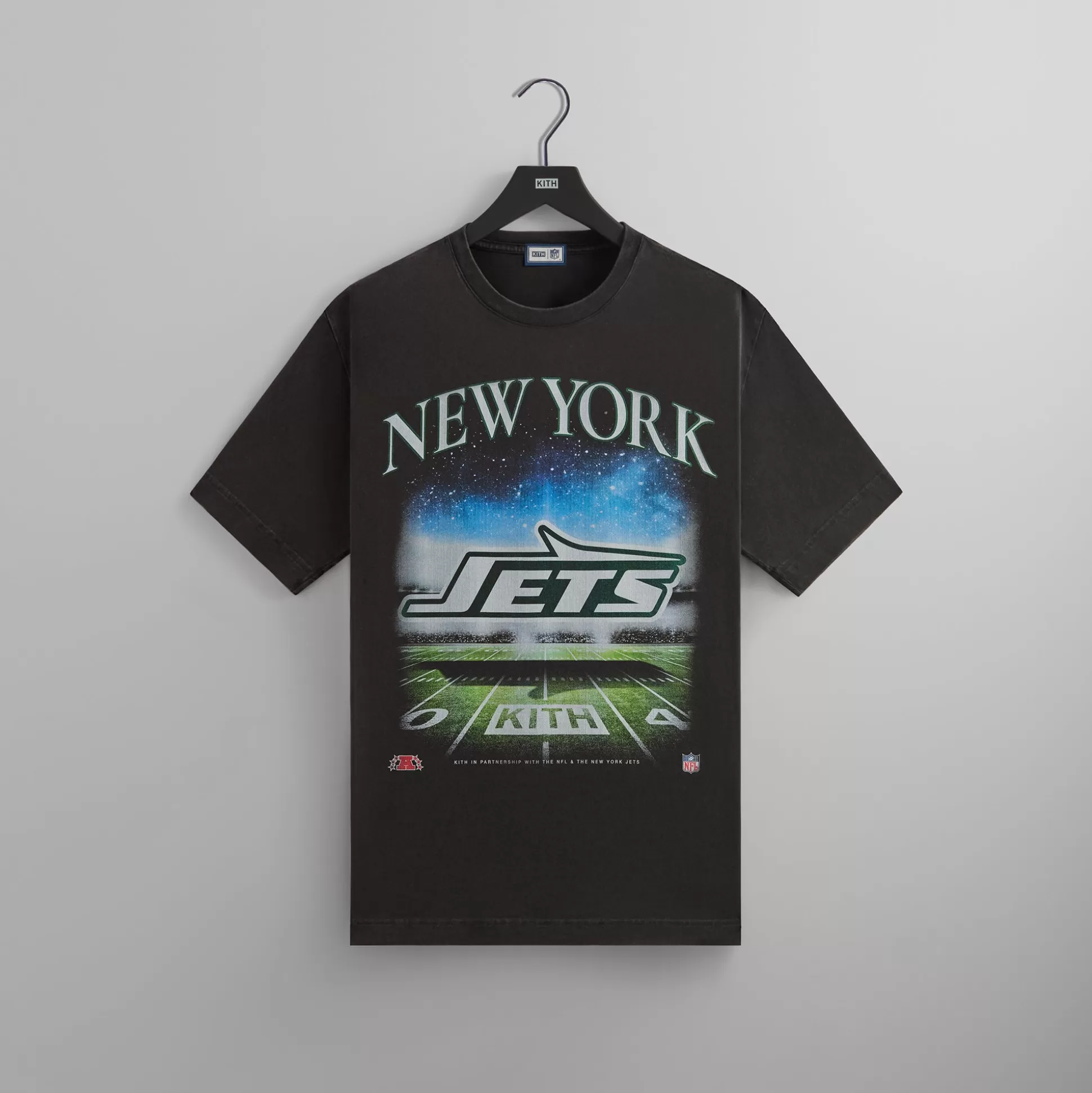Cheap Kith & '47 for the NFL: Jets Vintage Tee Black
