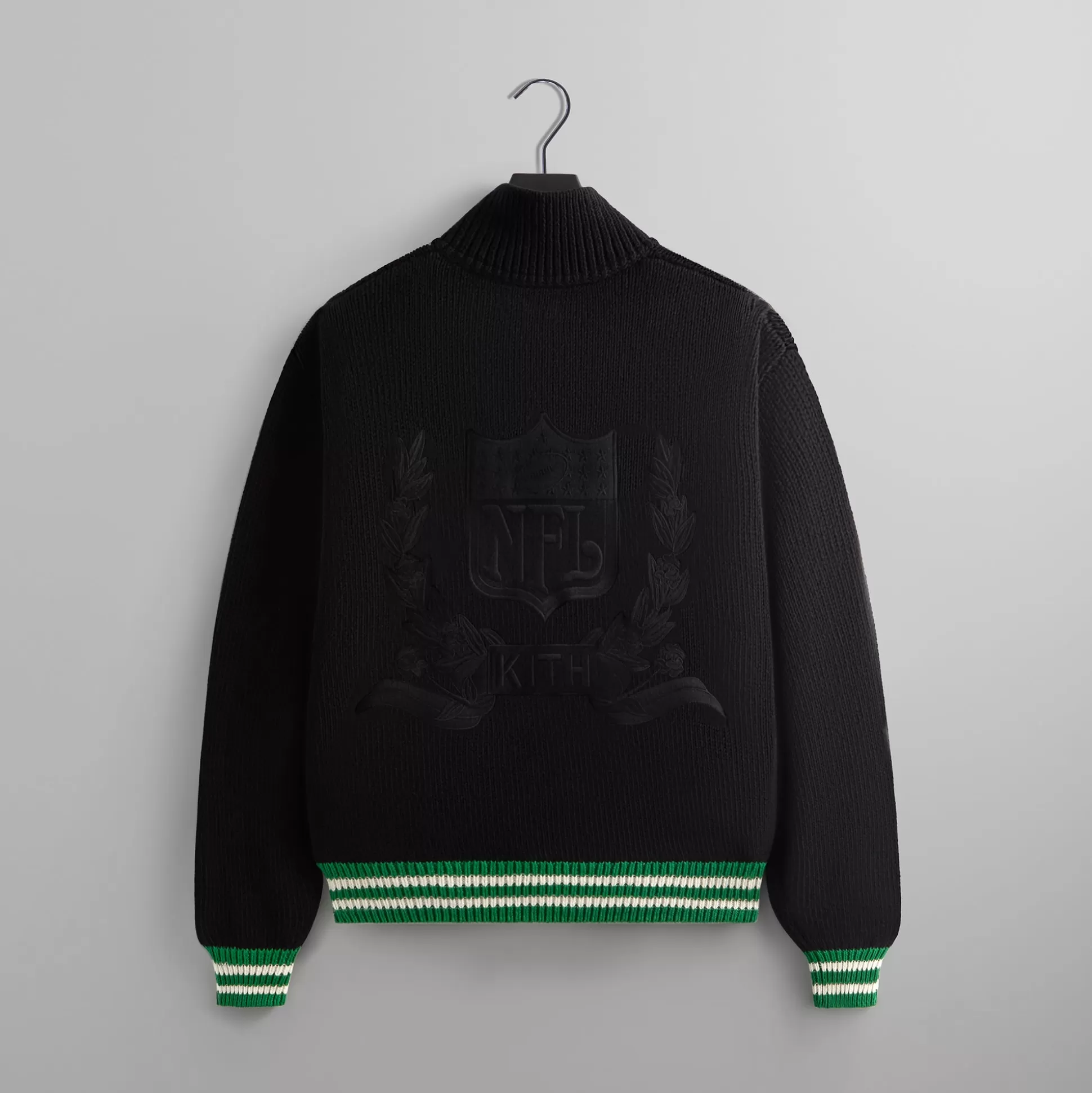 Hot Kith & '47 for the NFL: Jets Wyona Full Zip Sweater Black