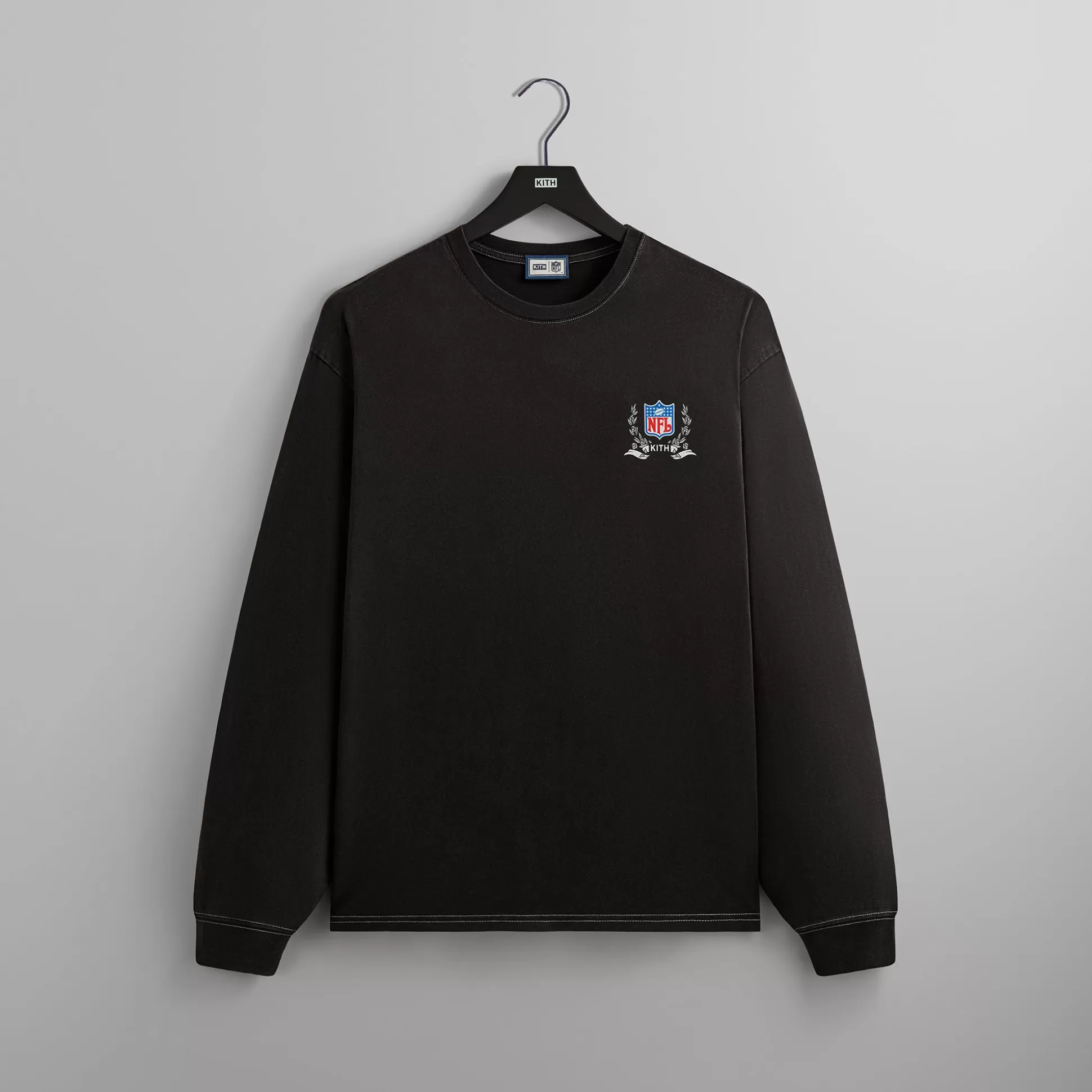 Shop Kith & '47 for the NFL: Raiders Vintage Long Sleeve Tee Black