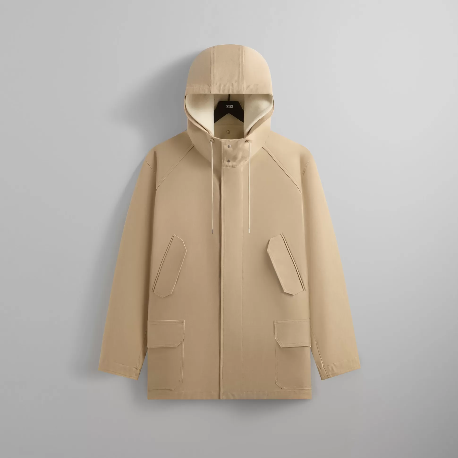 Online Kith 101 for Auralee Heavy Canvas Liner Coat White Pepper