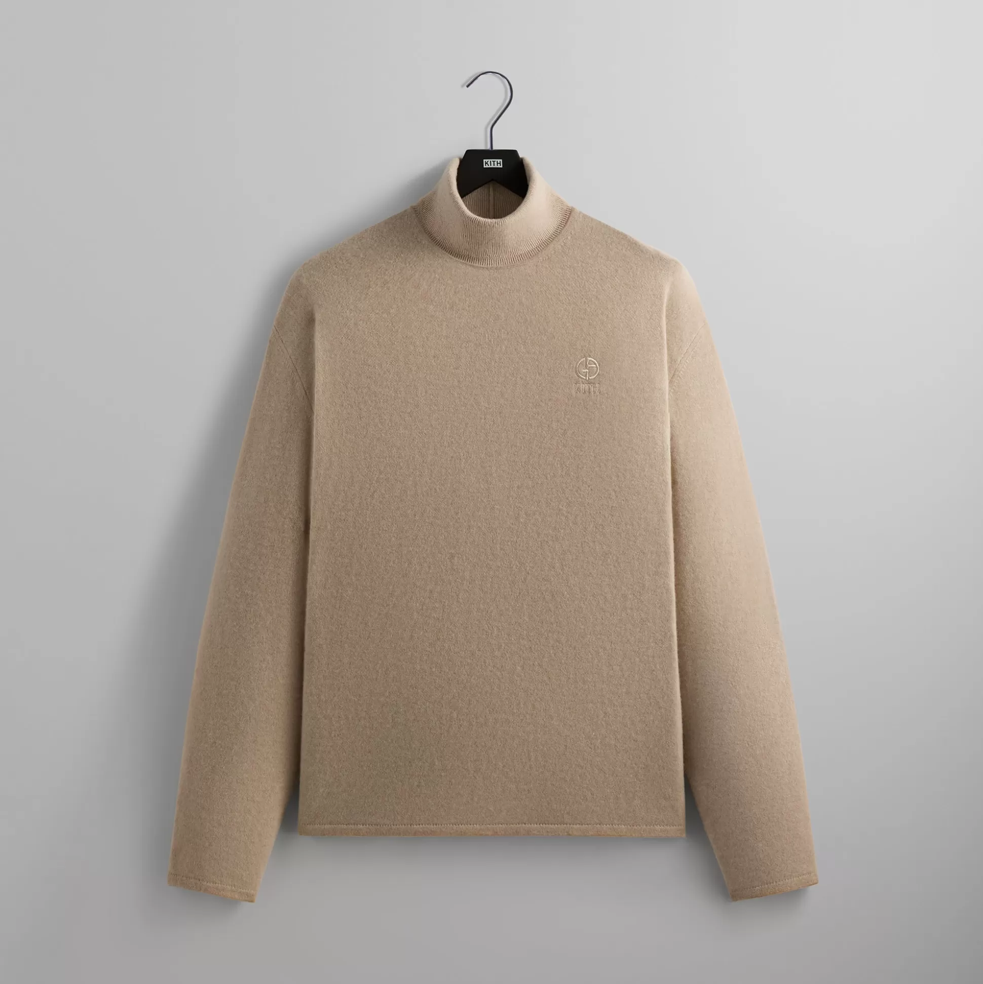 Outlet Kith & Giorgio Armani Cashmere Turtleneck Rope Melange