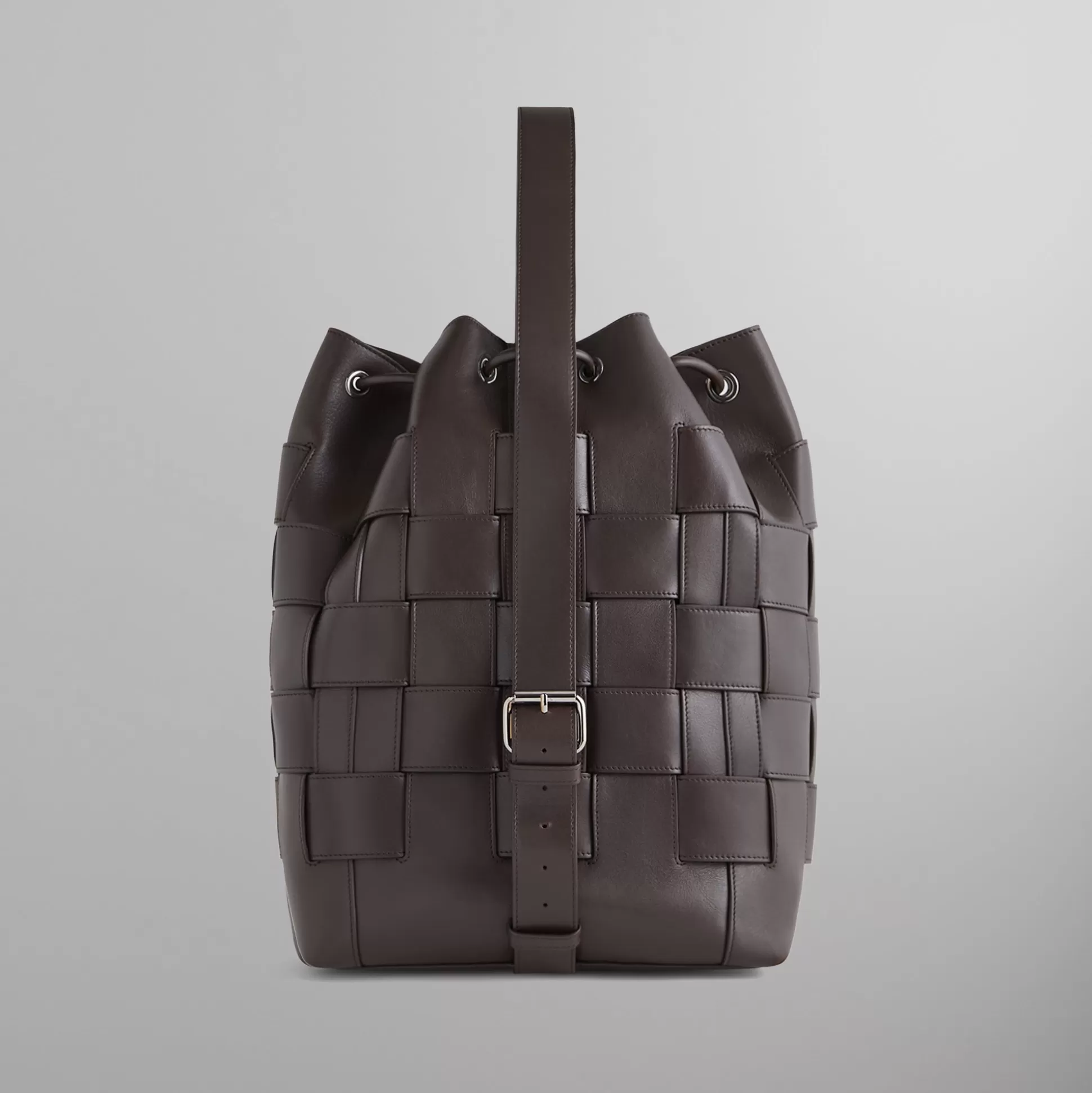 Store Kith & Giorgio Armani Leather Woven Rucksack Kindling