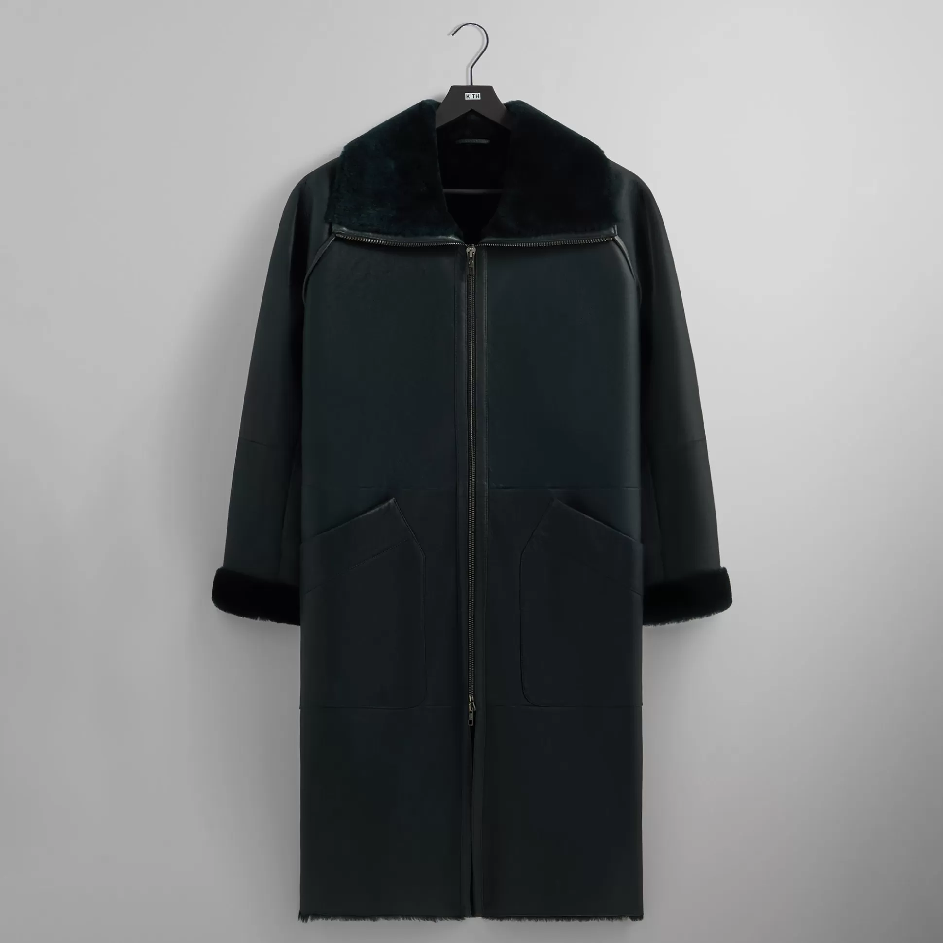 Discount Kith & Giorgio Armani Shearling Coat Stadium