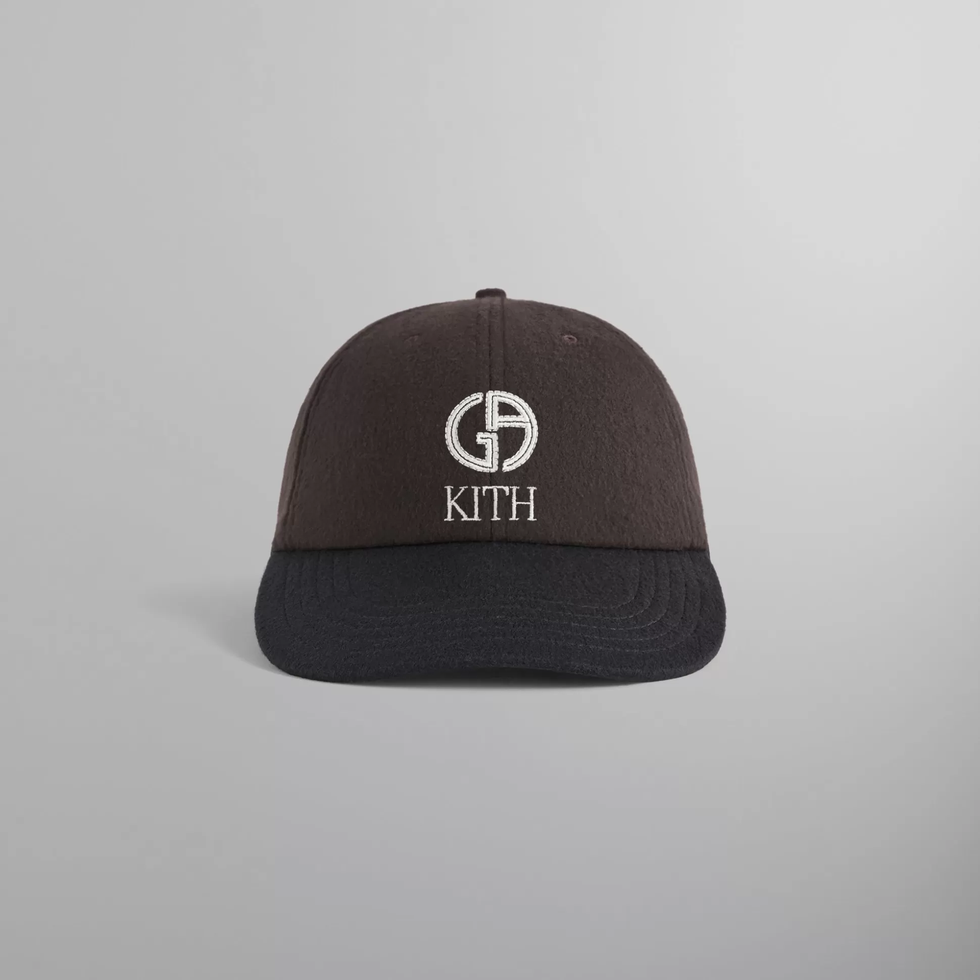 Best Kith & Giorgio Armani Two Tone Baseball Cap Hickory