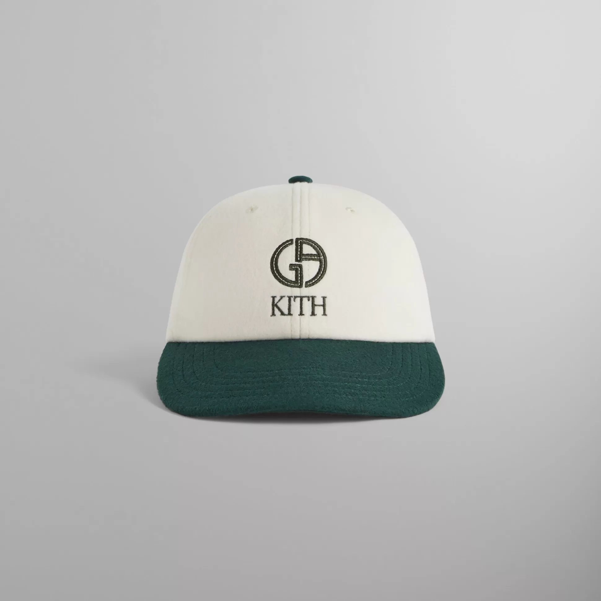 Online Kith & Giorgio Armani Two Tone Baseball Cap Sandrift