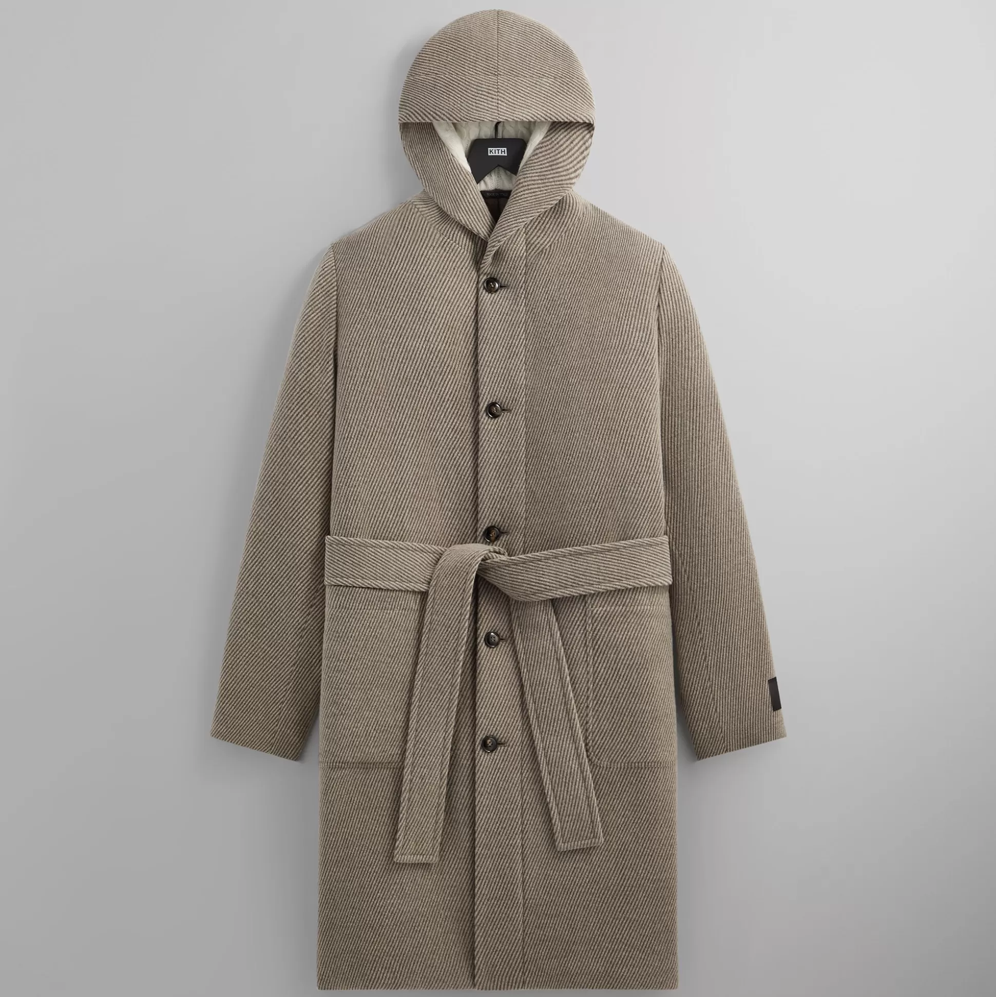 Hot Kith & Giorgio Armani Virgin Wool Nolen Coat Paloma