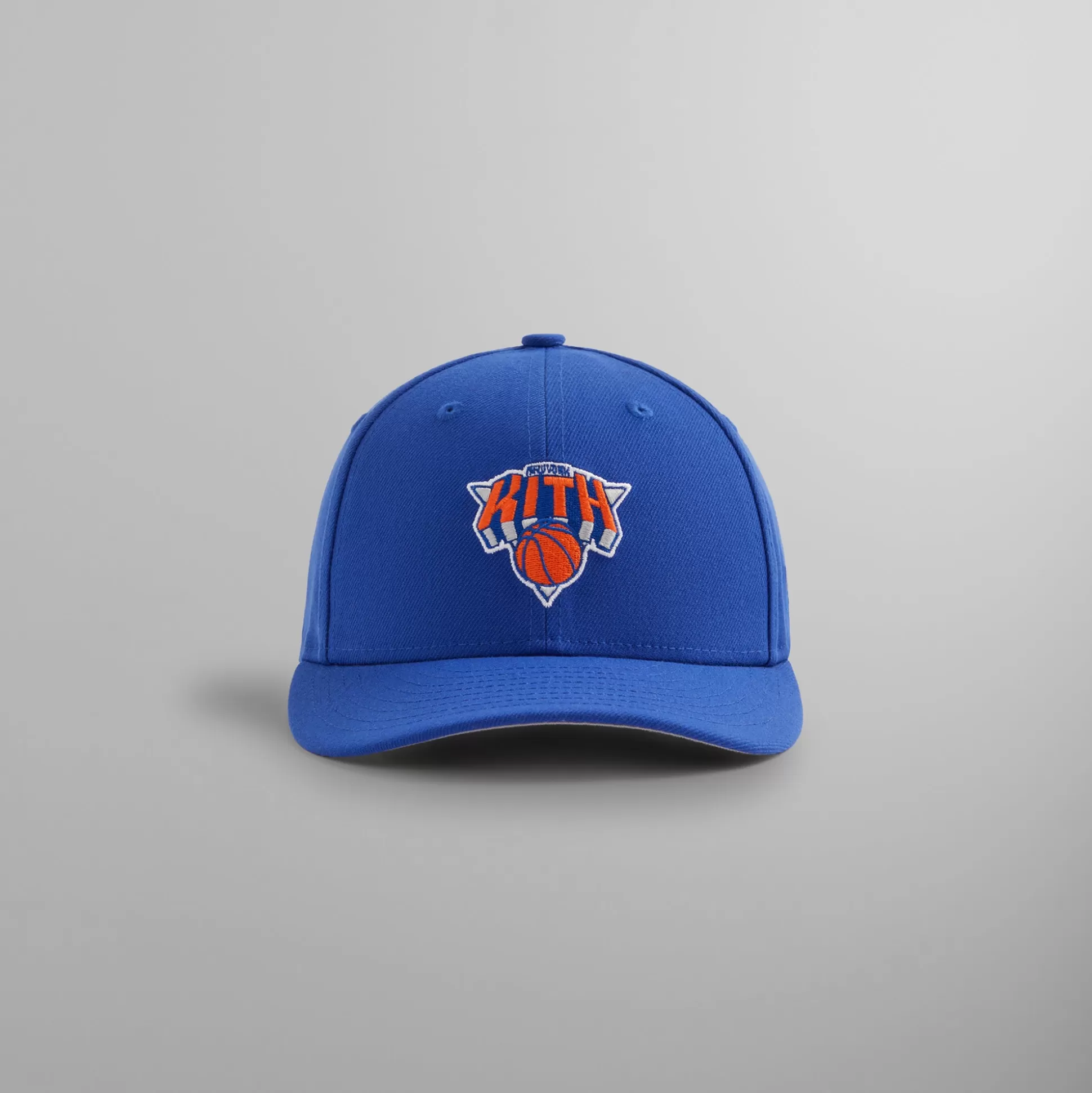 Shop Kith & New Era for the New York Knicks Logo Low Profile 59FIFTY Fitted Royal