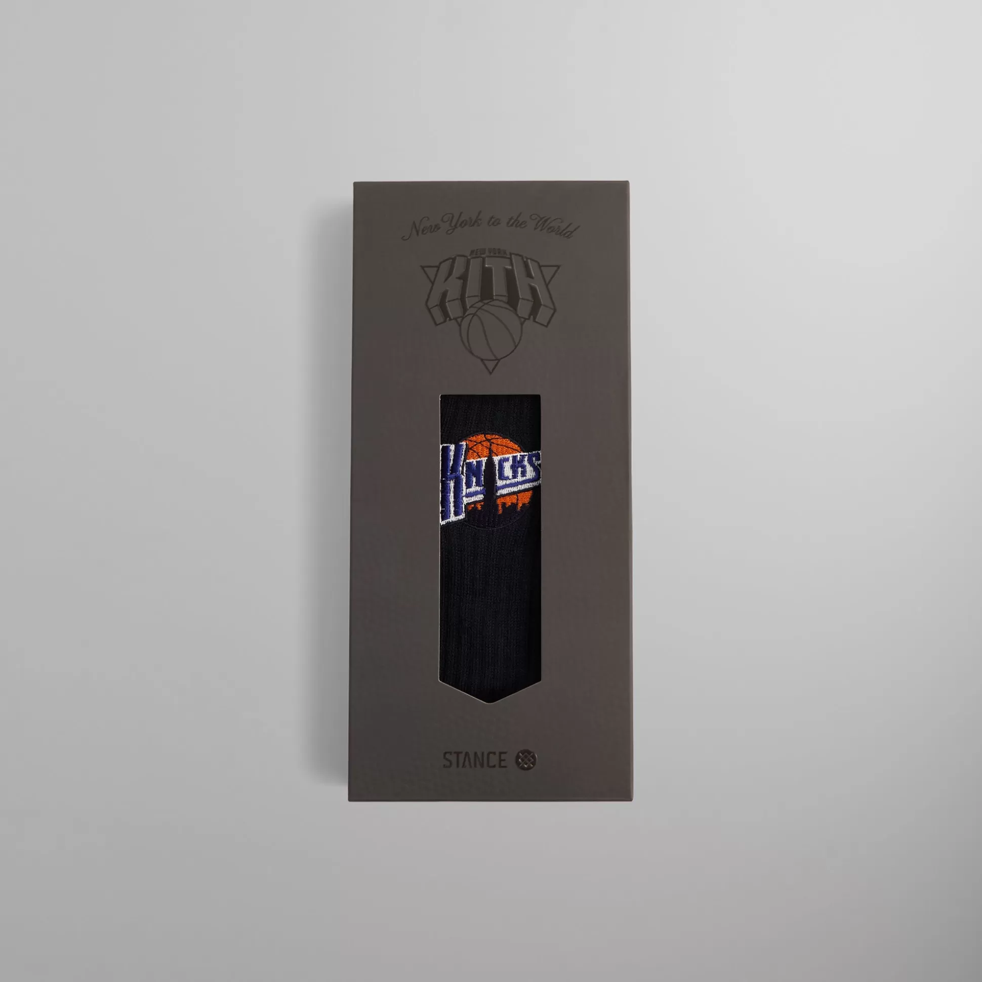 Discount Kith & Stance for the New York Knicks New York City Crew Socks Black